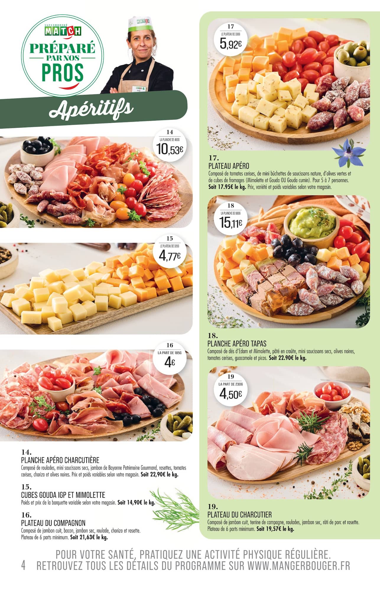 match - Current Match - Carte Traiteur leaflet valid from du mardi 31/03/2026 to du dimanche 27/09/2026 - page: 4