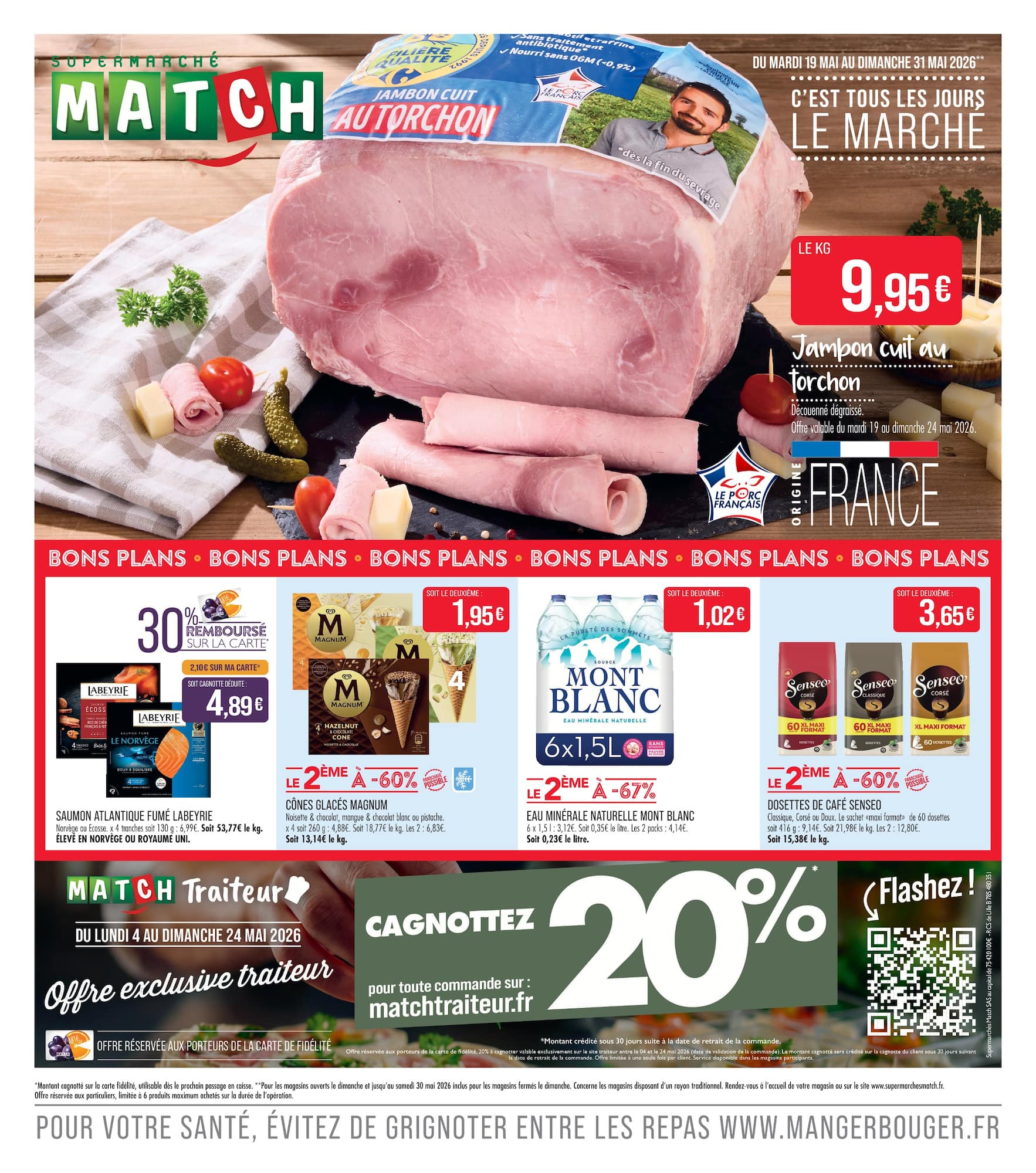 match - Flyer Match pour la semaine prochaine du du mardi 19/05/2026 au du dimanche 31/05/2026