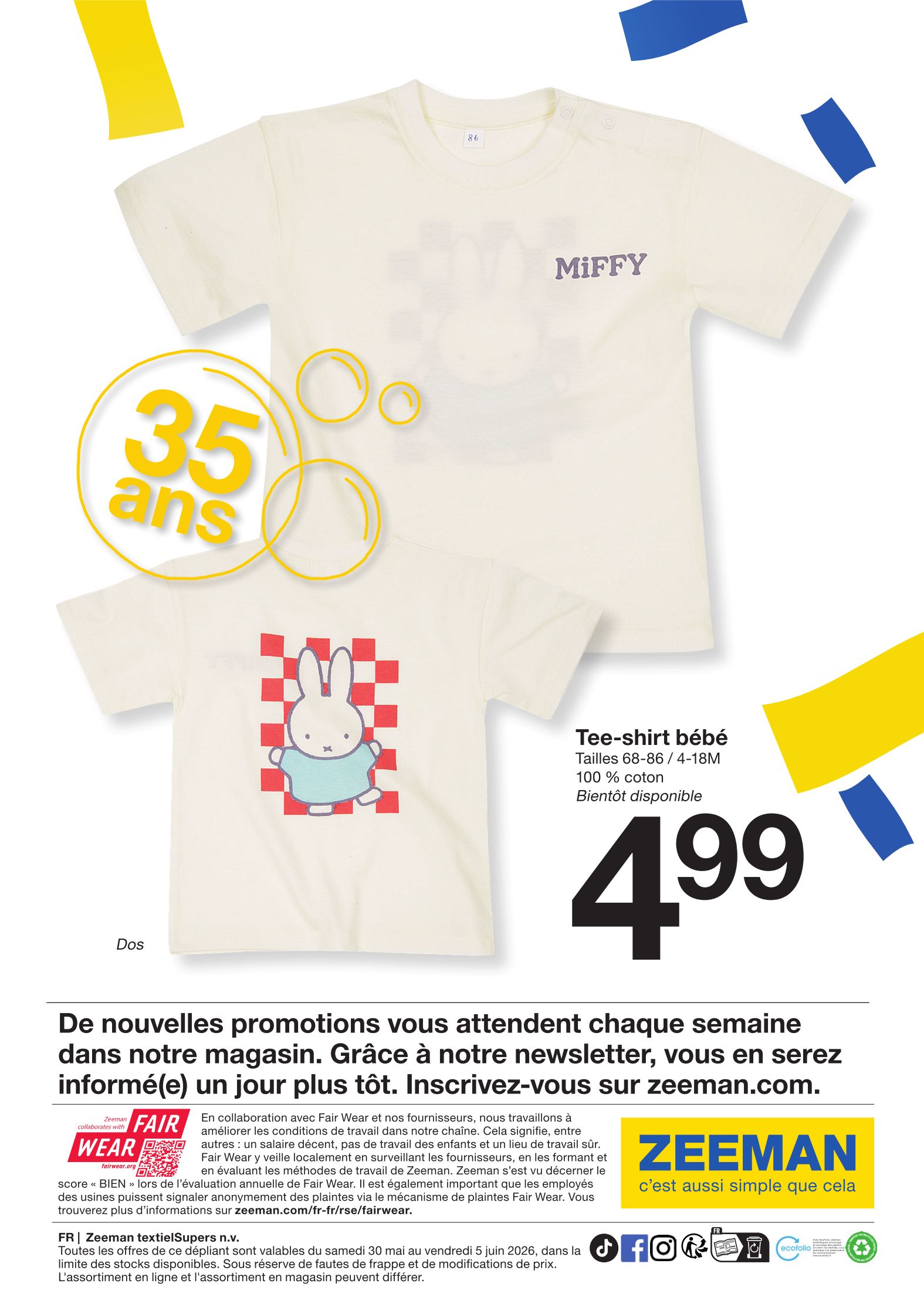 zeeman - Current Zeeman leaflet valid from du samedi 30/05/2026 to du vendredi 05/06/2026 - page: 11