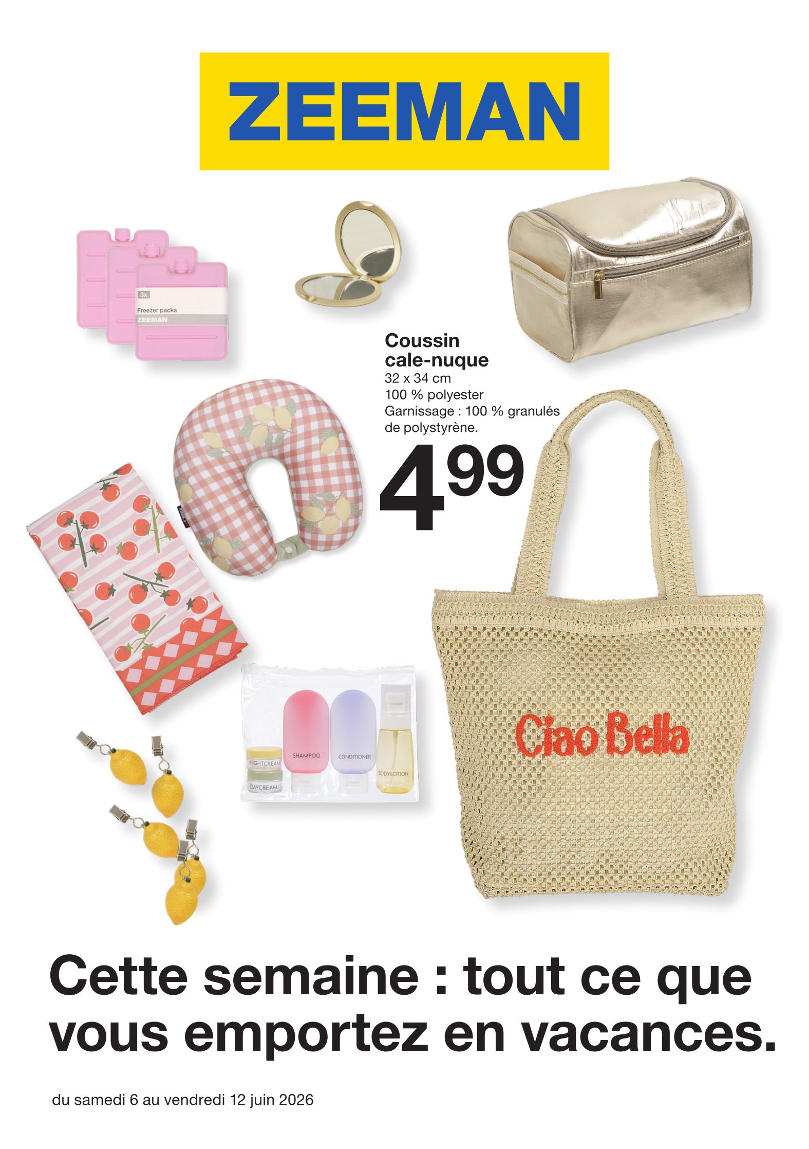 zeeman - Flyer Zeeman pour la semaine prochaine du du samedi 06/06/2026 au du vendredi 12/06/2026 - page: 1