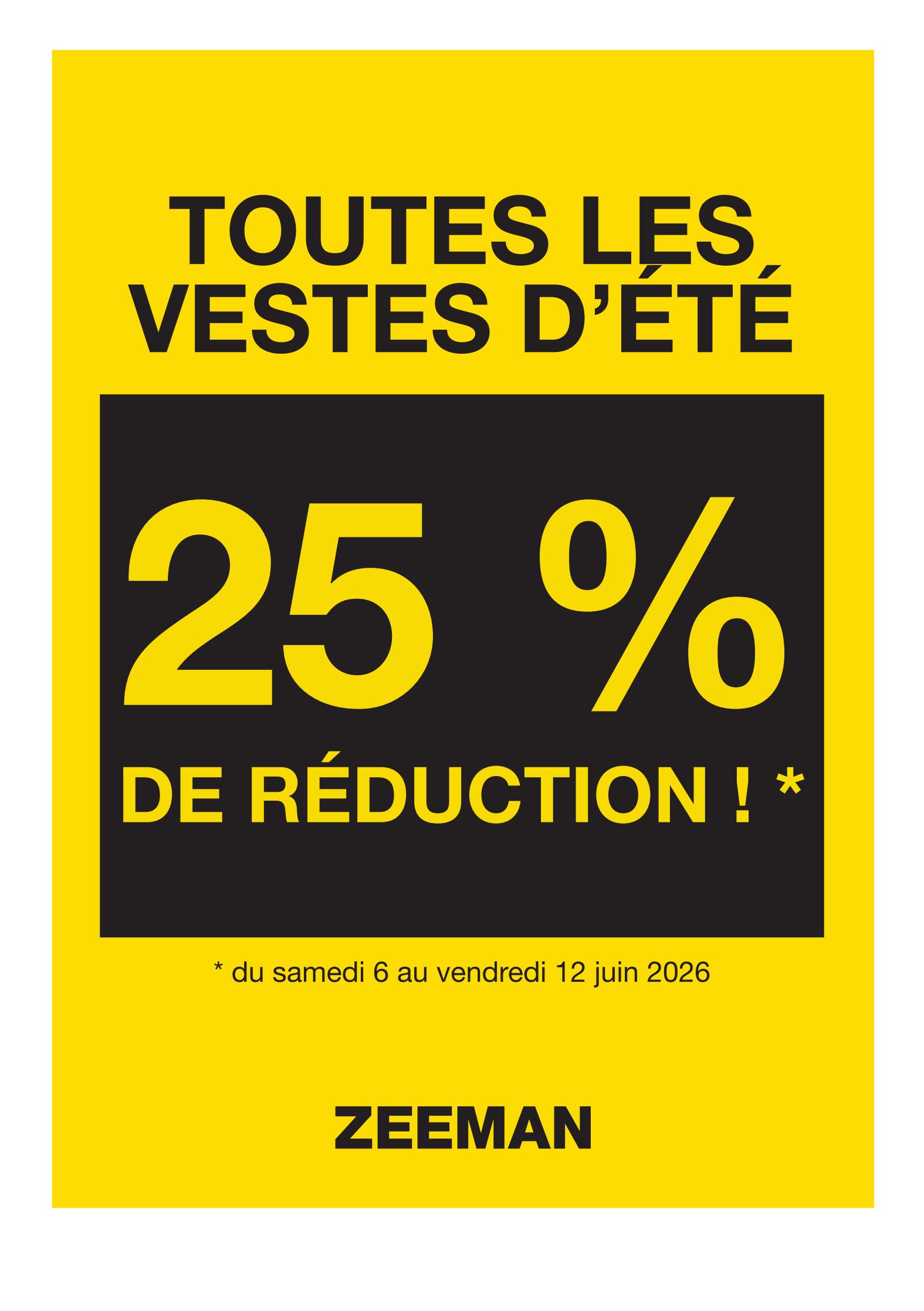 zeeman - Flyer Zeeman pour la semaine prochaine du du samedi 06/06/2026 au du vendredi 12/06/2026 - page: 22