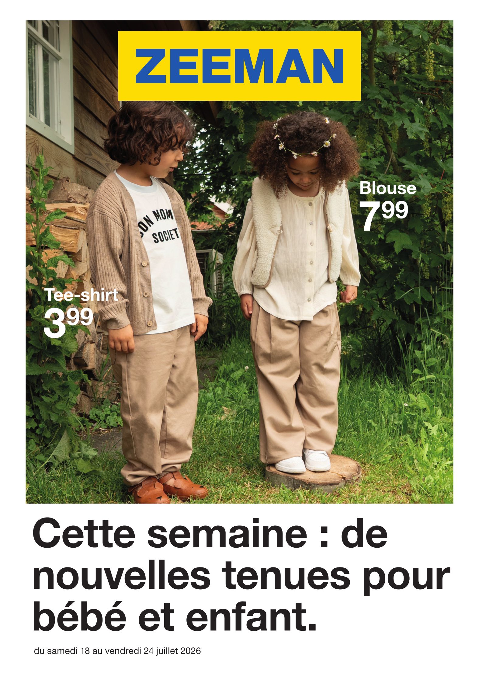 zeeman - Current Zeeman leaflet valid from du samedi 18/07/2026 to du vendredi 24/07/2026 - page: 1