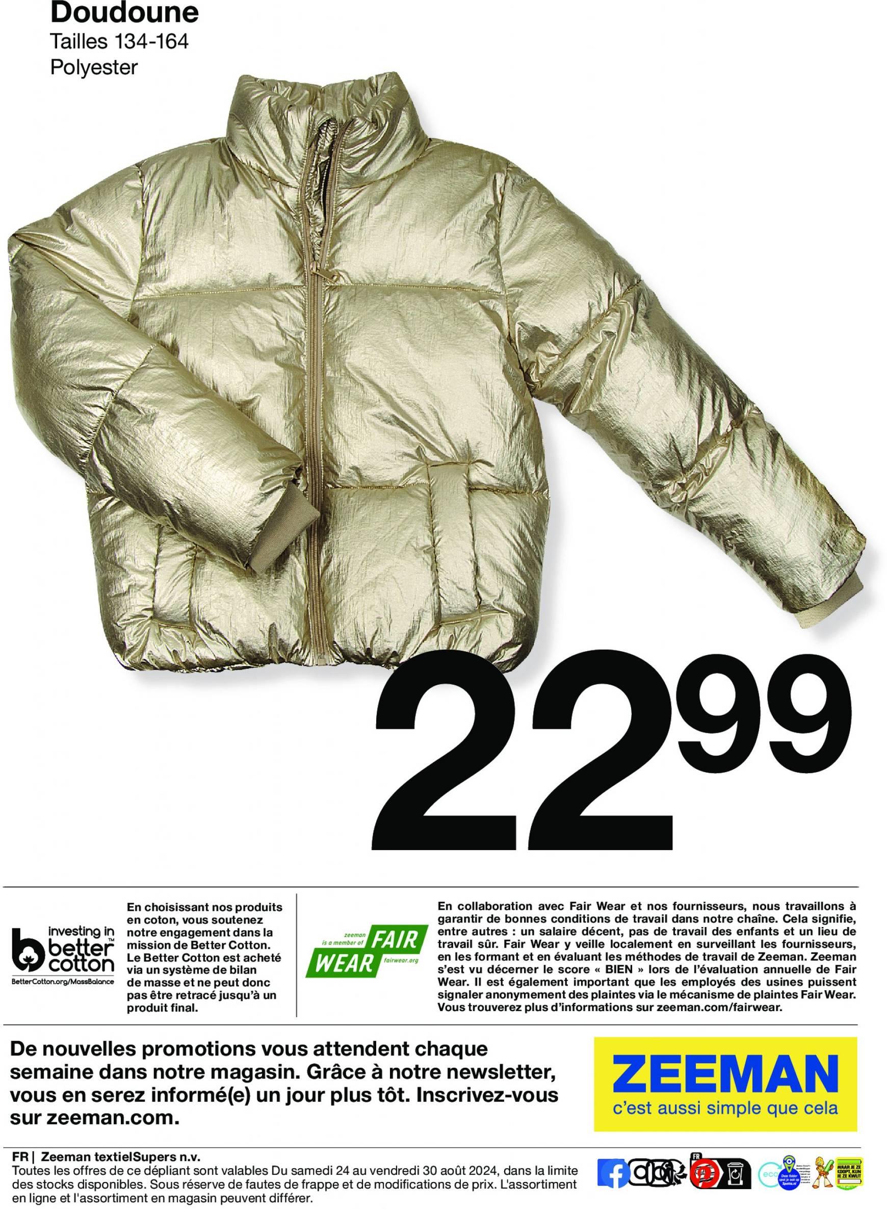 zeeman - Catalogue Zeeman valable dès 24.08. - 30.08. - page: 28