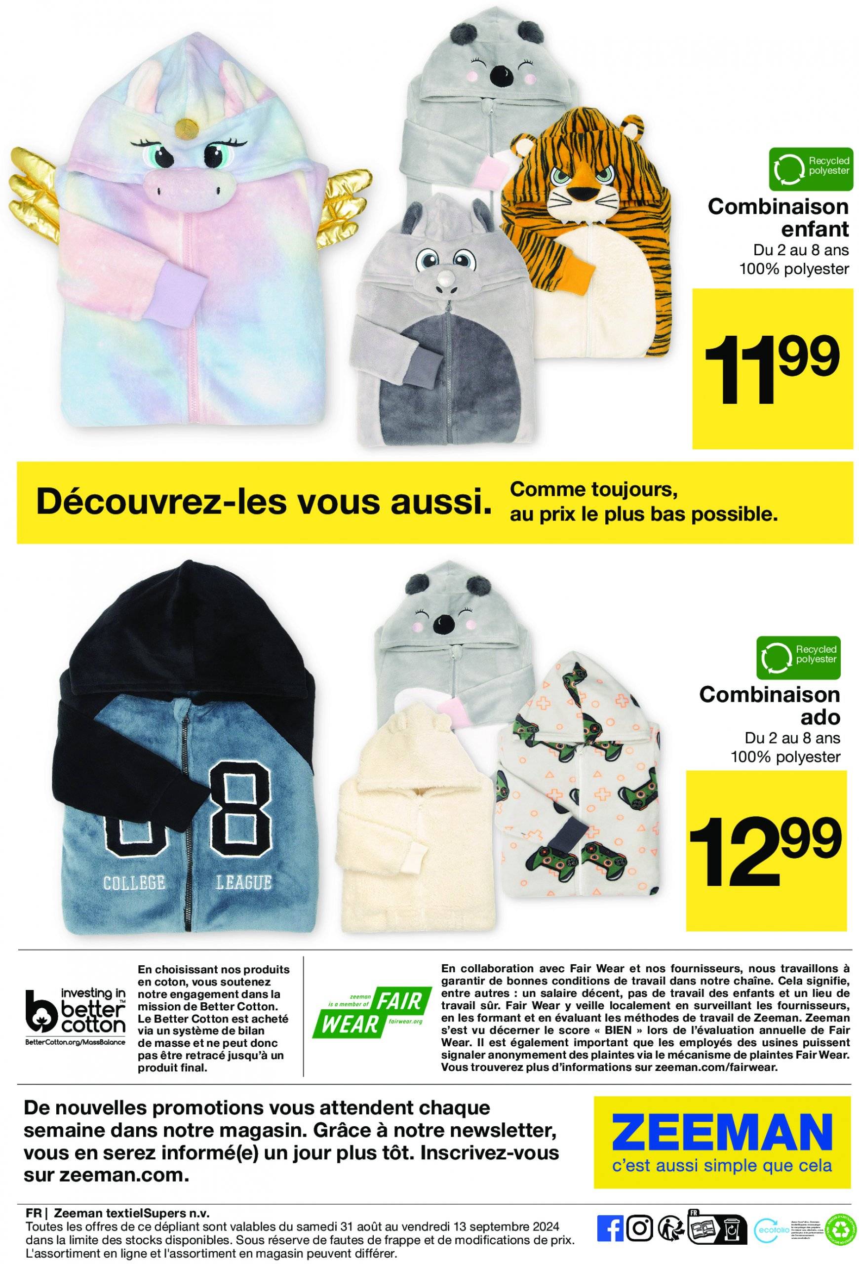 zeeman - Catalogue Zeeman valable dès 31.08. - 13.09. - page: 24