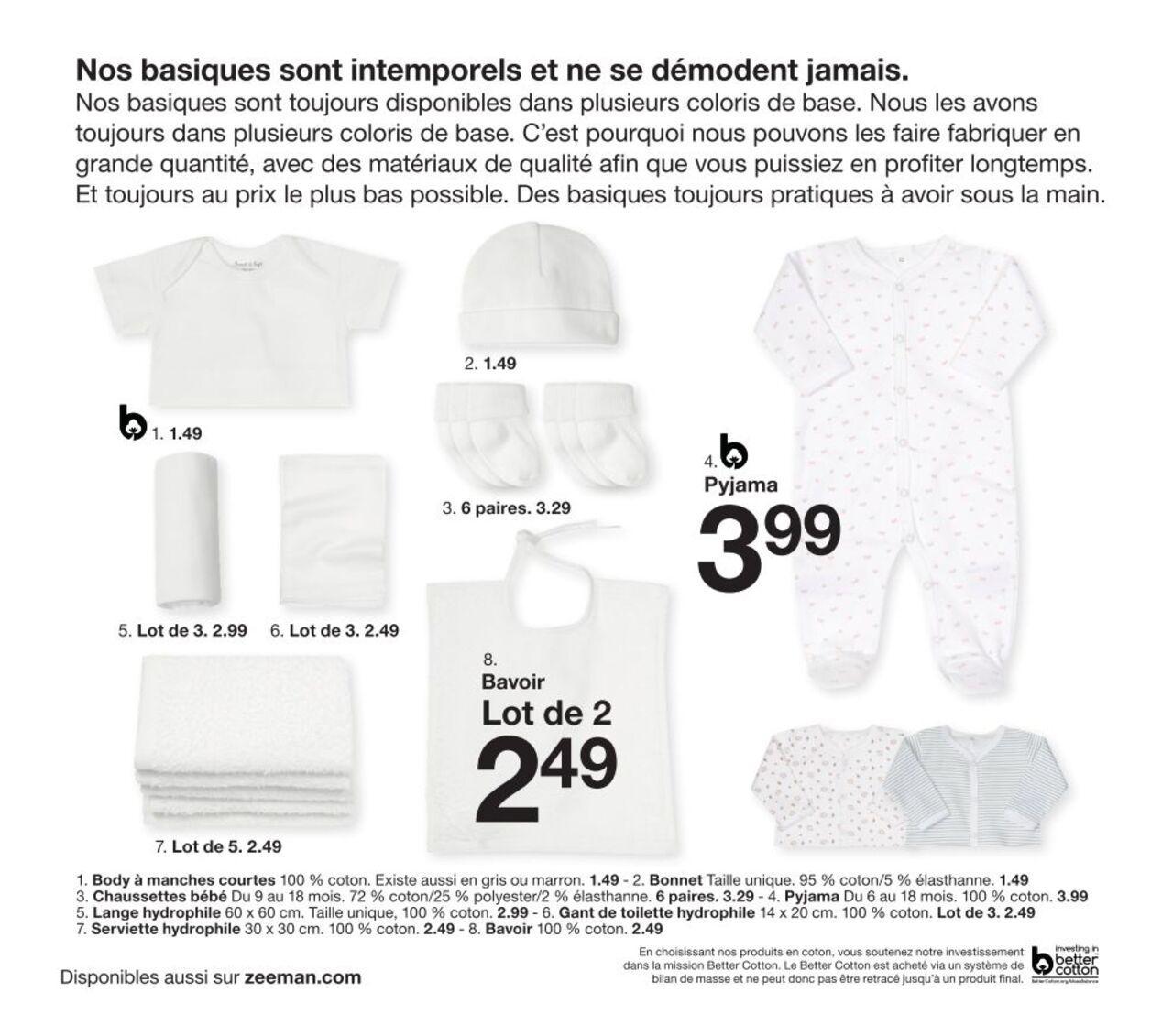 zeeman - Zeeman Catalogue Bébé à partir du 01/08/2024 - page: 20