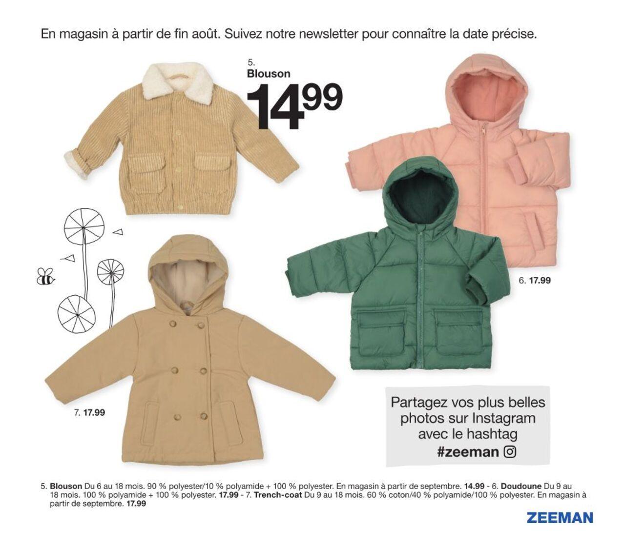 zeeman - Zeeman Catalogue Bébé à partir du 01/08/2024 - page: 17