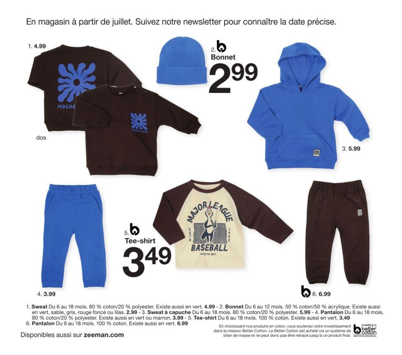 zeeman - Zeeman Catalogue Bébé à partir du 01/08/2024 - page: 22