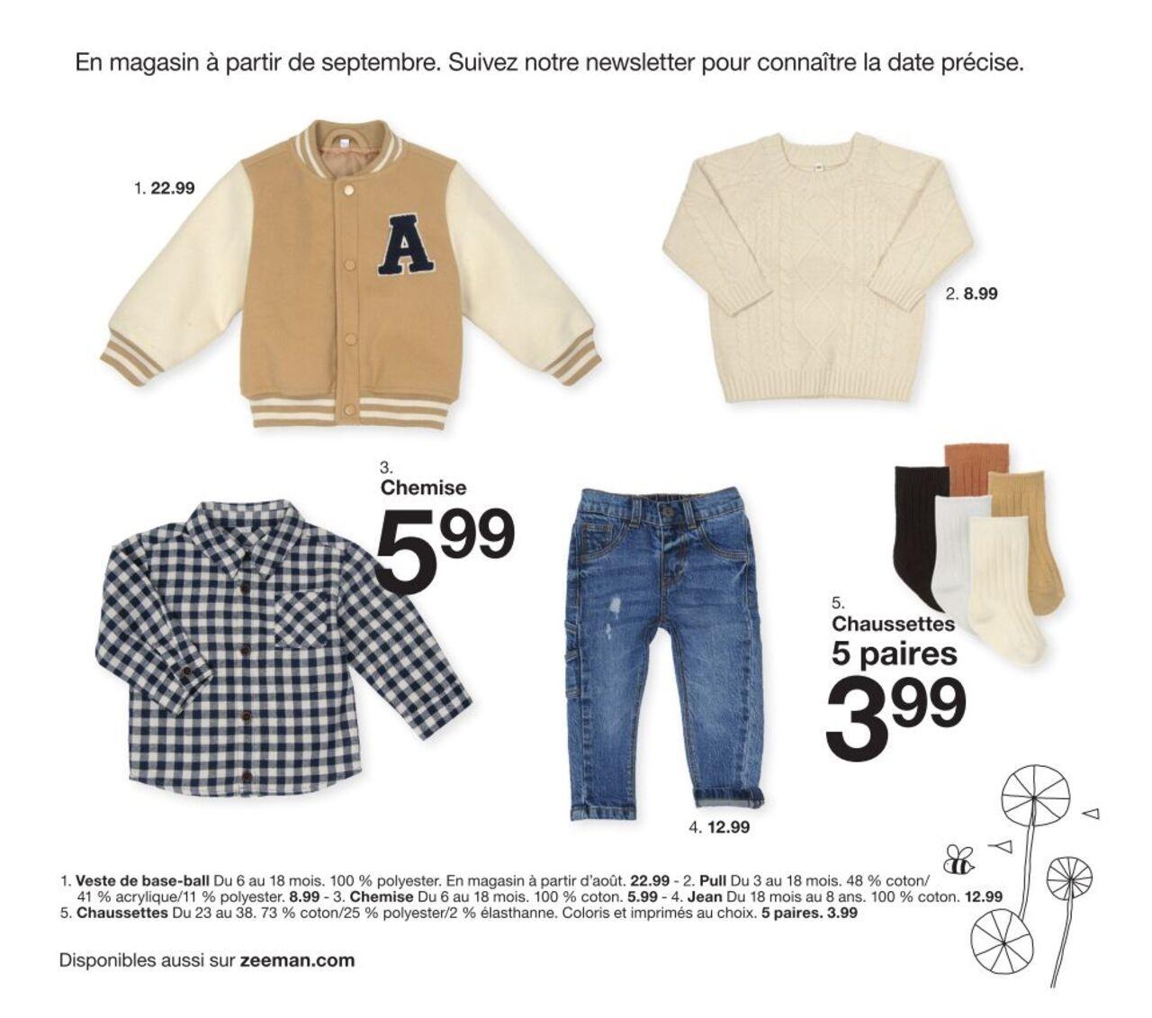 zeeman - Zeeman Catalogue Bébé à partir du 01/08/2024 - page: 26