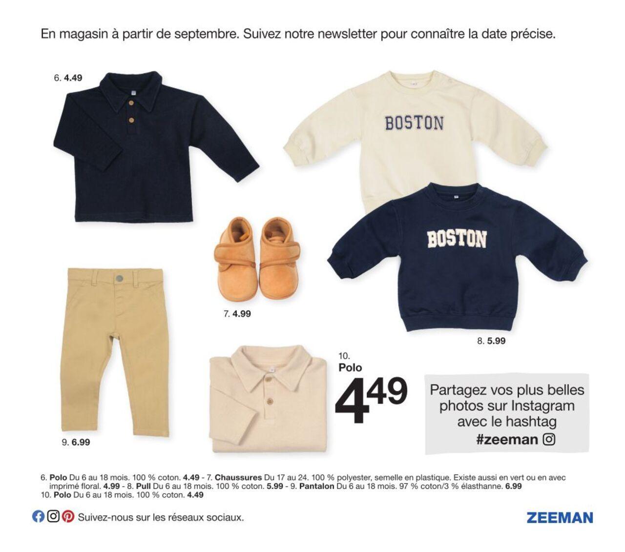 zeeman - Zeeman Catalogue Bébé à partir du 01/08/2024 - page: 27