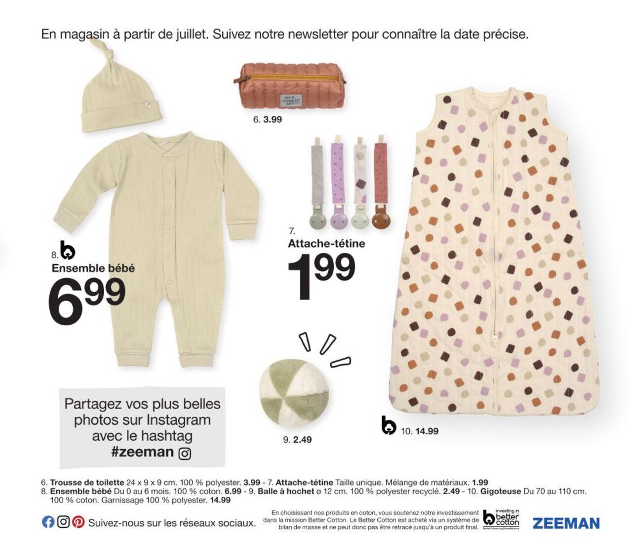 zeeman - Zeeman Catalogue Bébé à partir du 01/08/2024 - page: 5