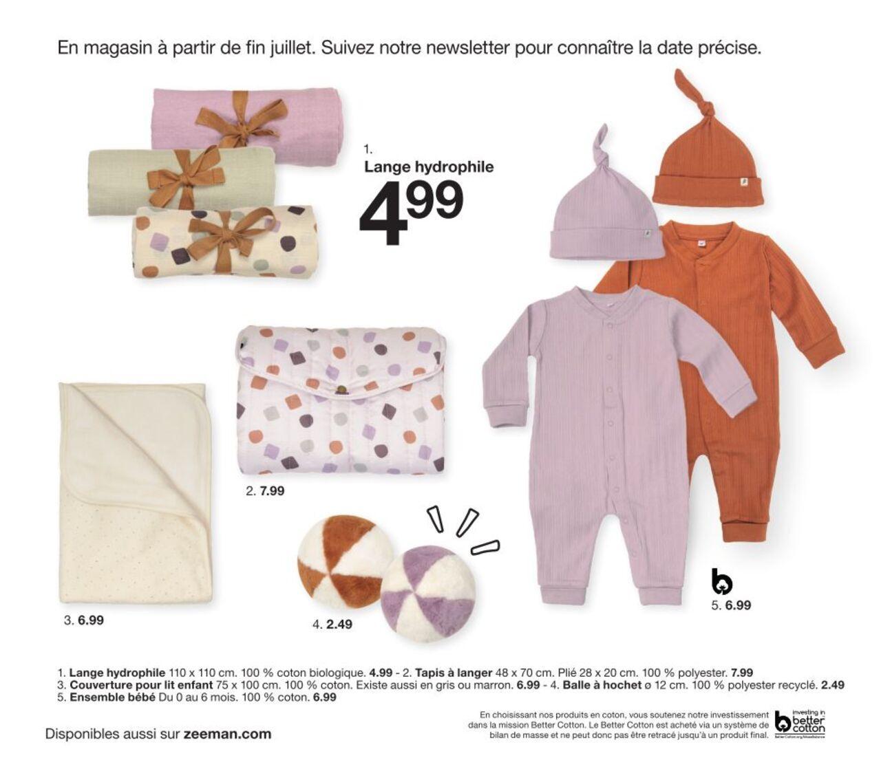 zeeman - Zeeman Catalogue Bébé à partir du 01/08/2024 - page: 4