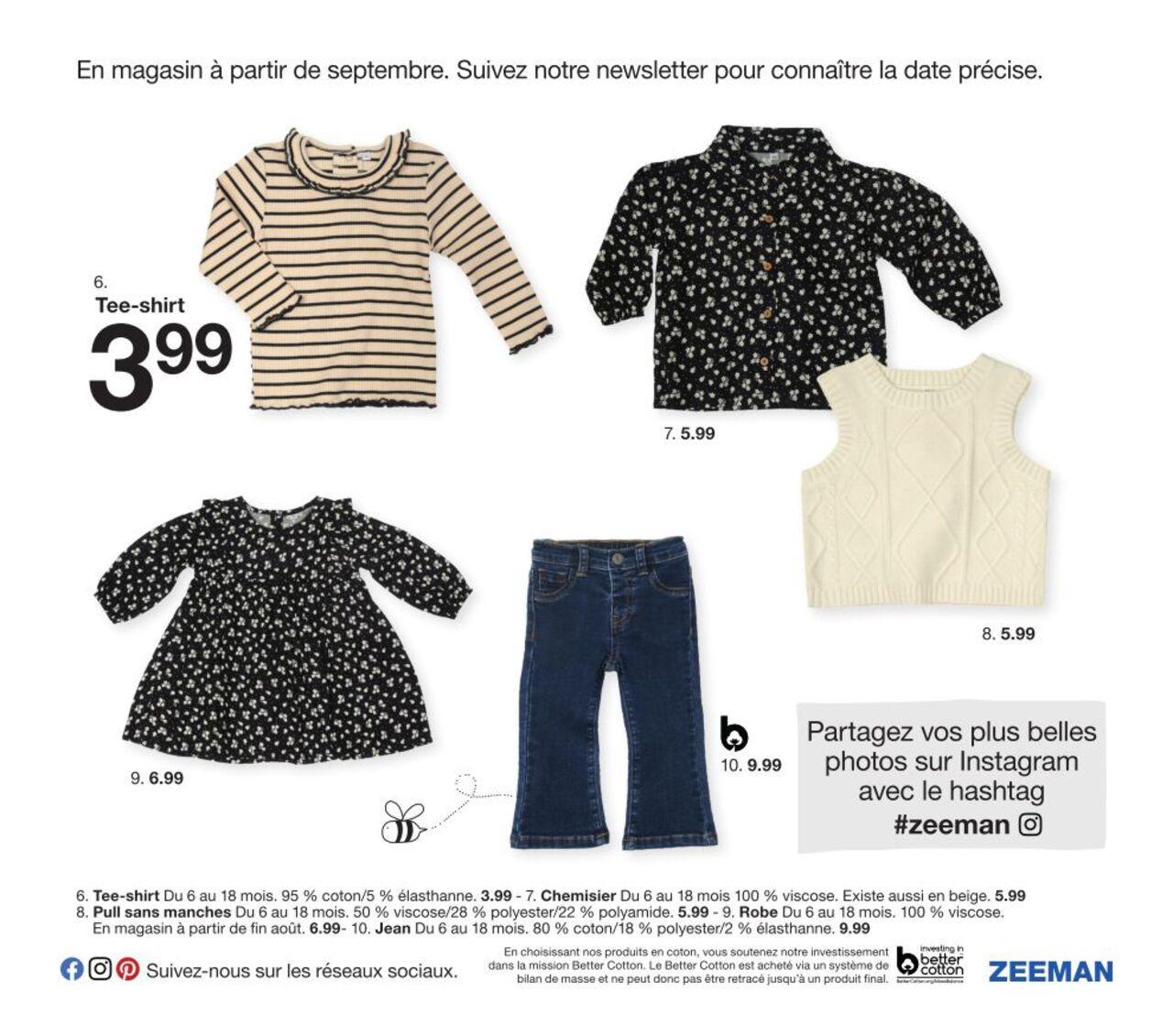 zeeman - Zeeman Catalogue Bébé à partir du 01/08/2024 - page: 29