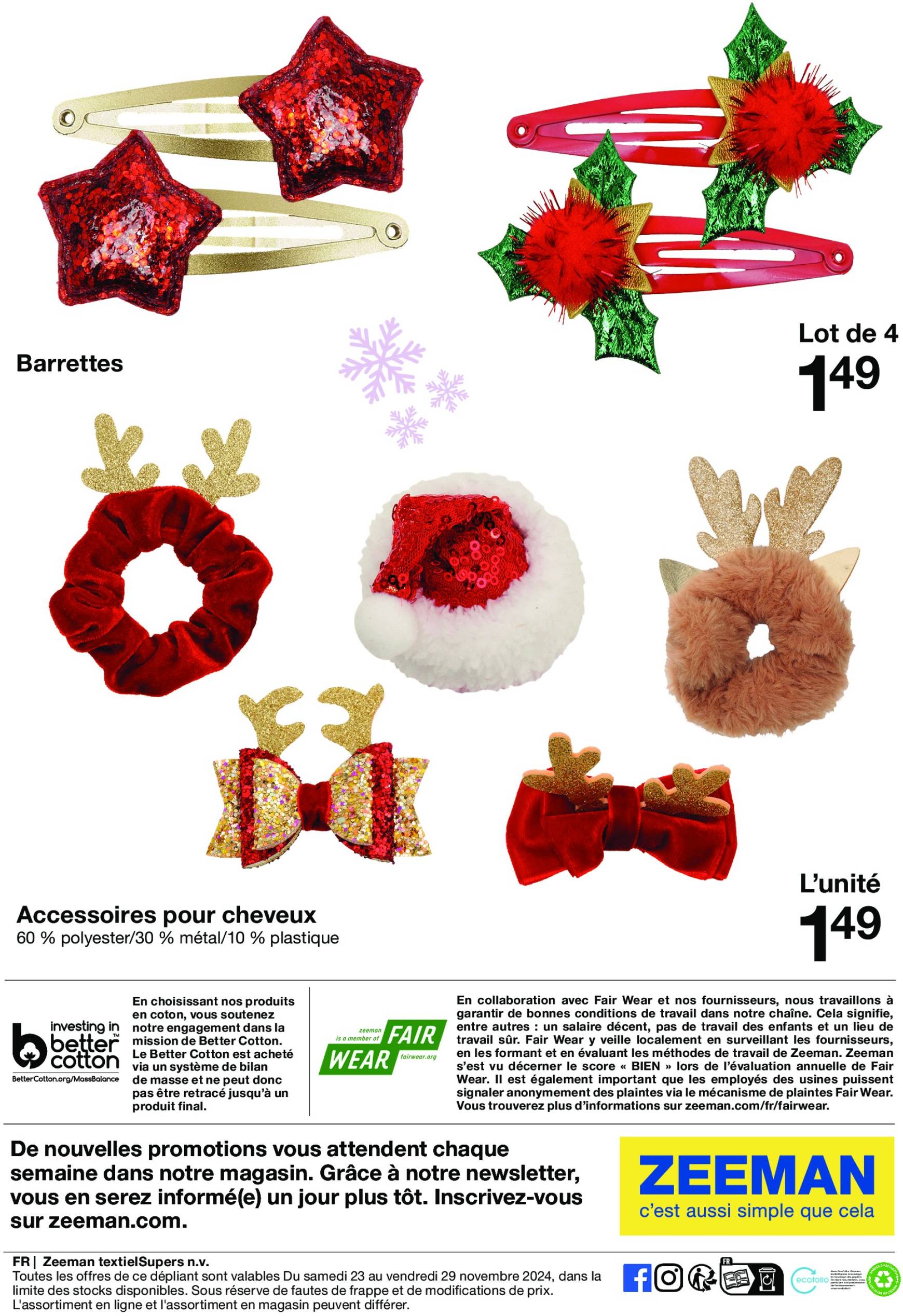 zeeman - Catalogue Zeeman valable dès 23/11 - 29/11 - page: 23