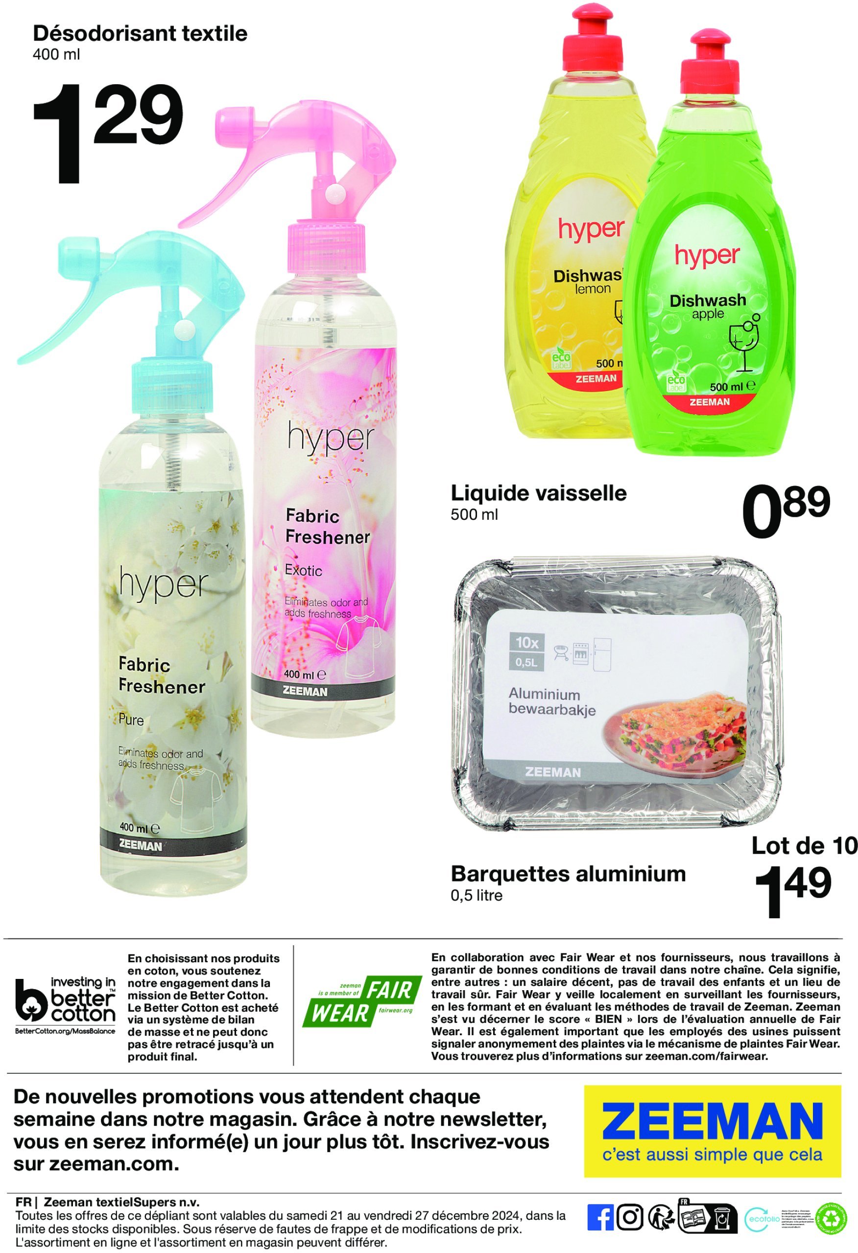 zeeman - Catalogue Zeeman valable dès 21/12 - 27/12 - page: 12