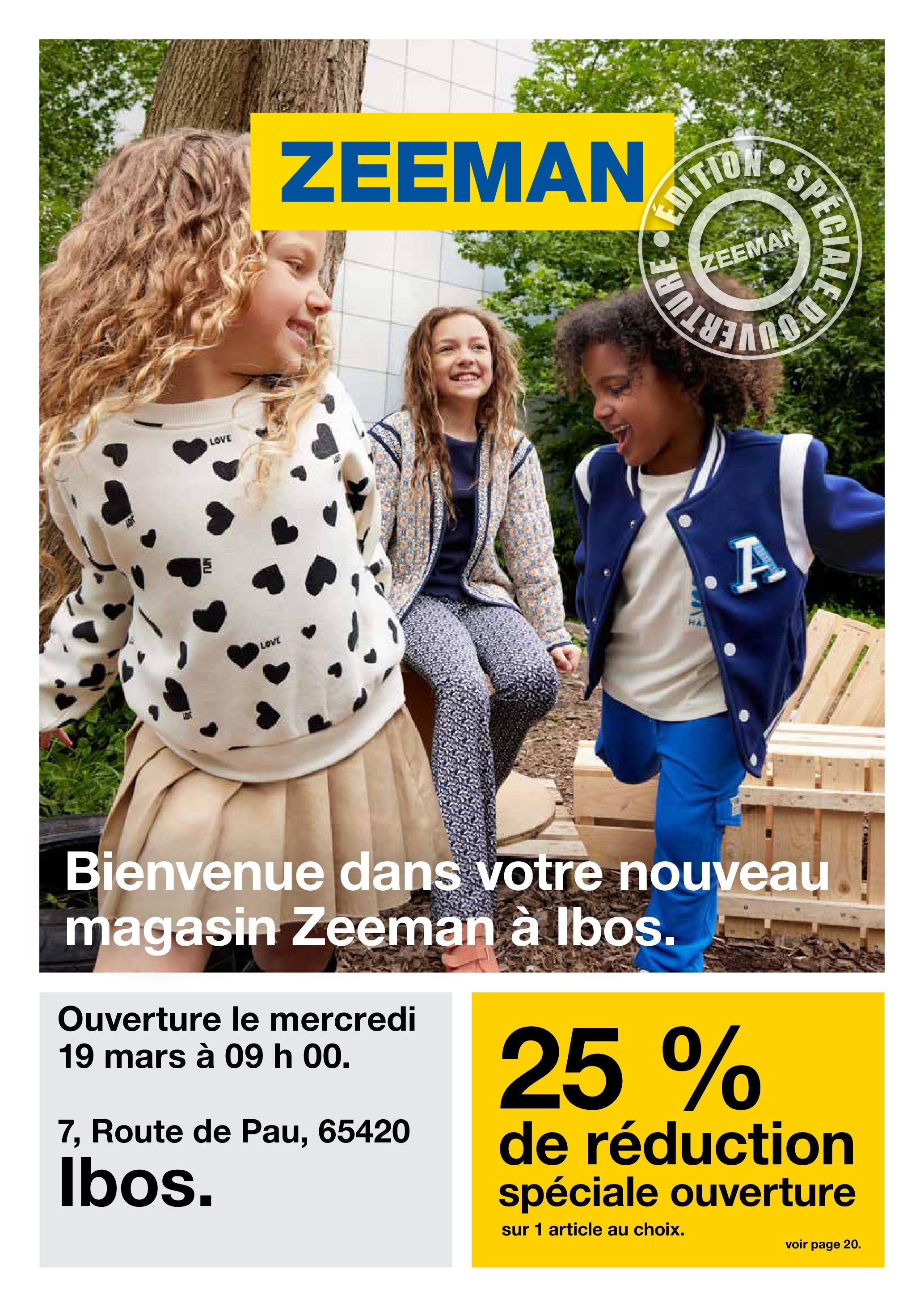 zeeman - Catalogue Zeeman - Route de Pau, Ibos valable dès 19/03 - 30/03