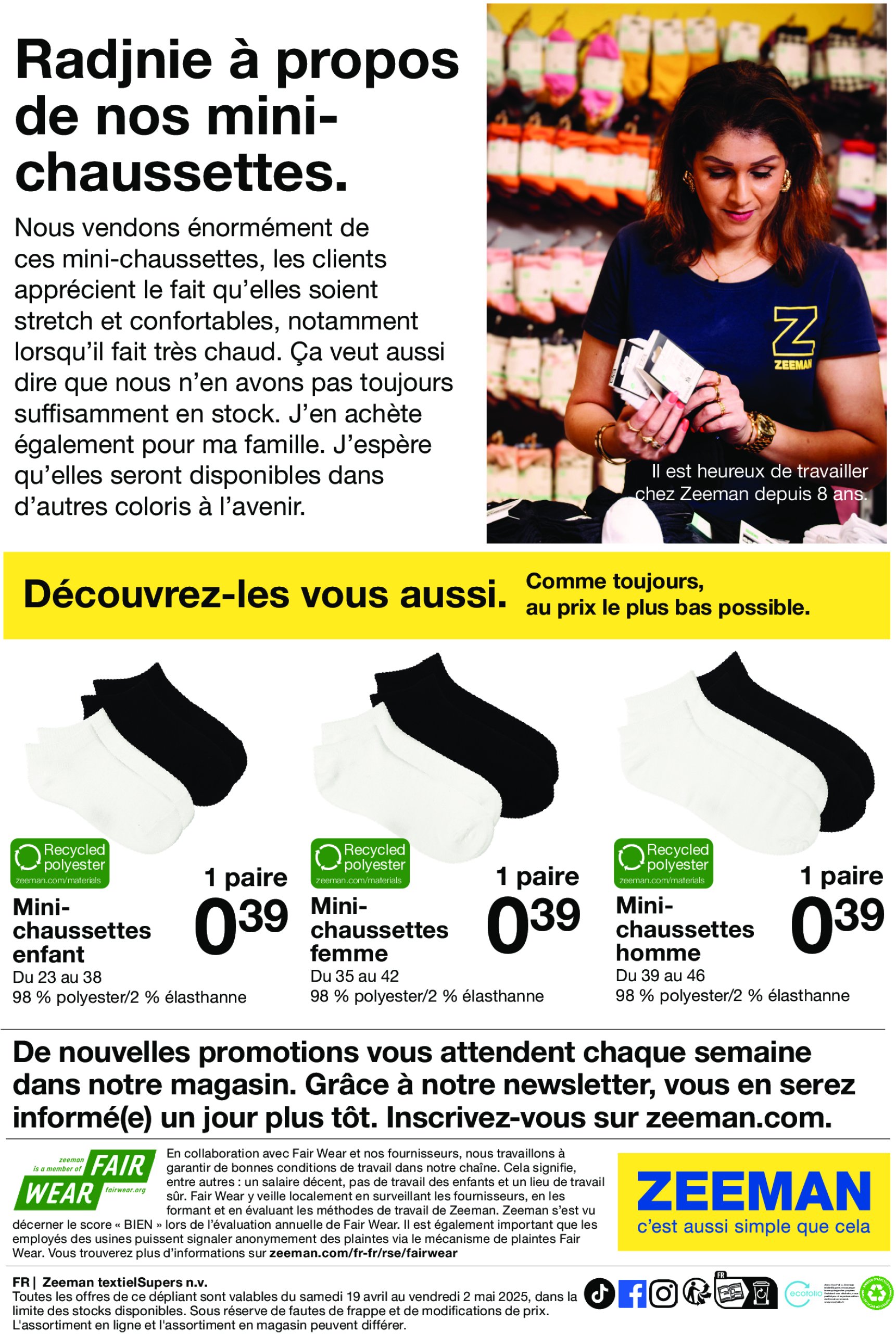 zeeman - Catalogue Zeeman valable dès 19/04 - 02/05 - page: 21