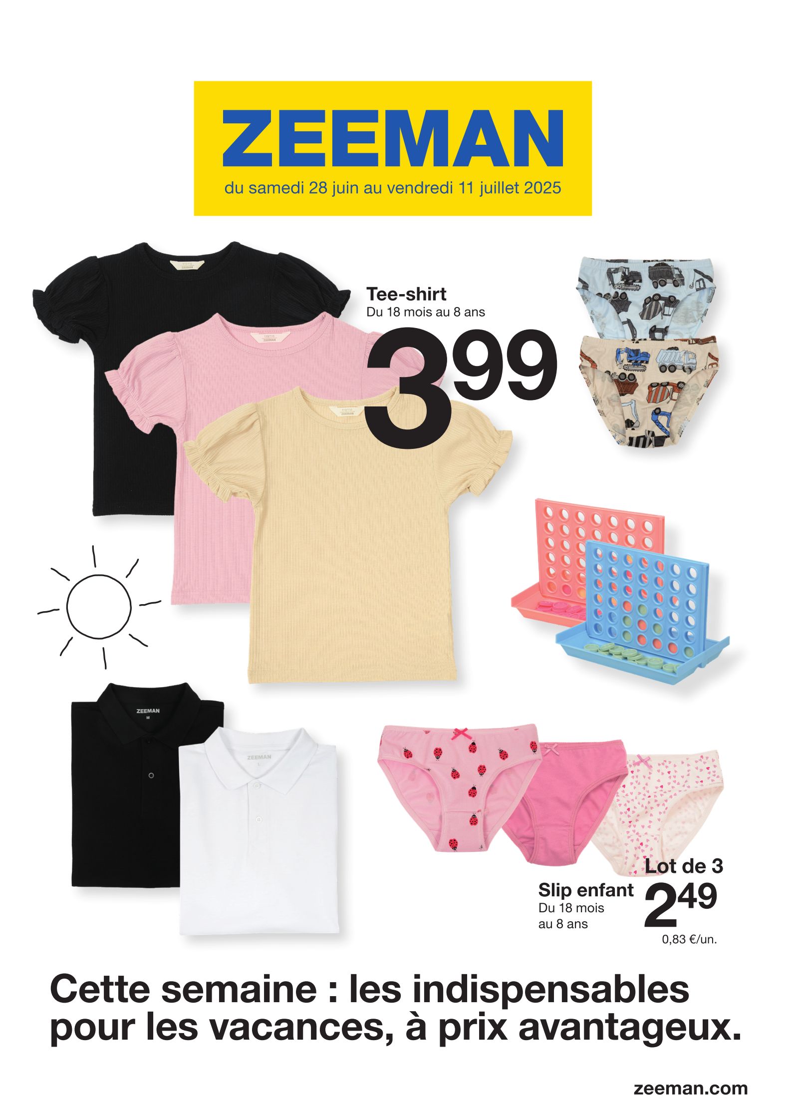zeeman - Catalogue Zeeman valable du 28/06 au 11/07