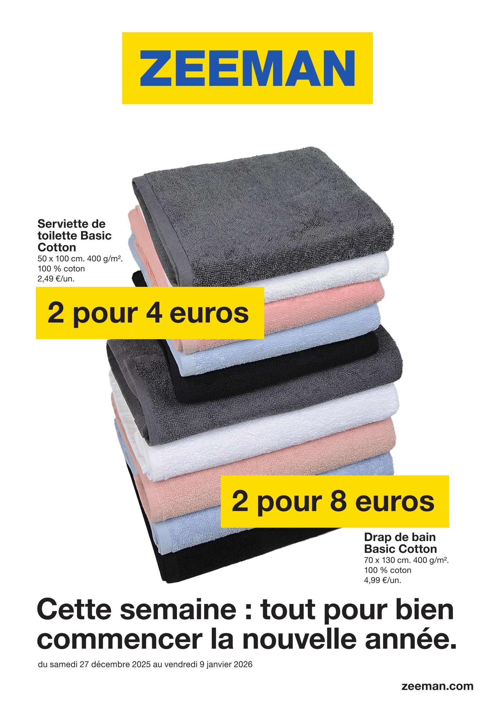 zeeman - Catalogue Zeeman valable du 27/12 au 09/01