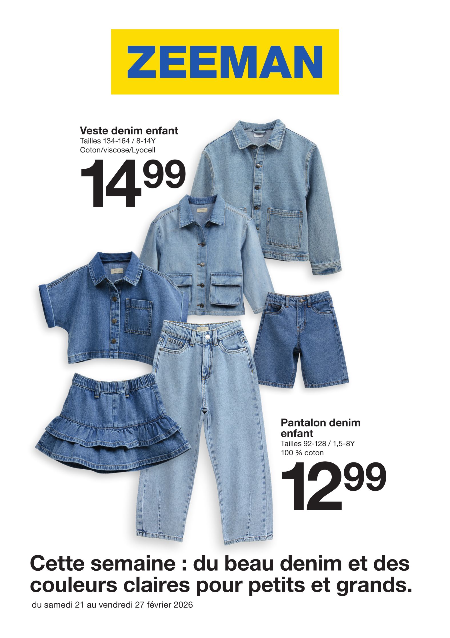 zeeman - Catalogue Zeeman valable du 21/02/2026 au 27/02/2026 - page: 1