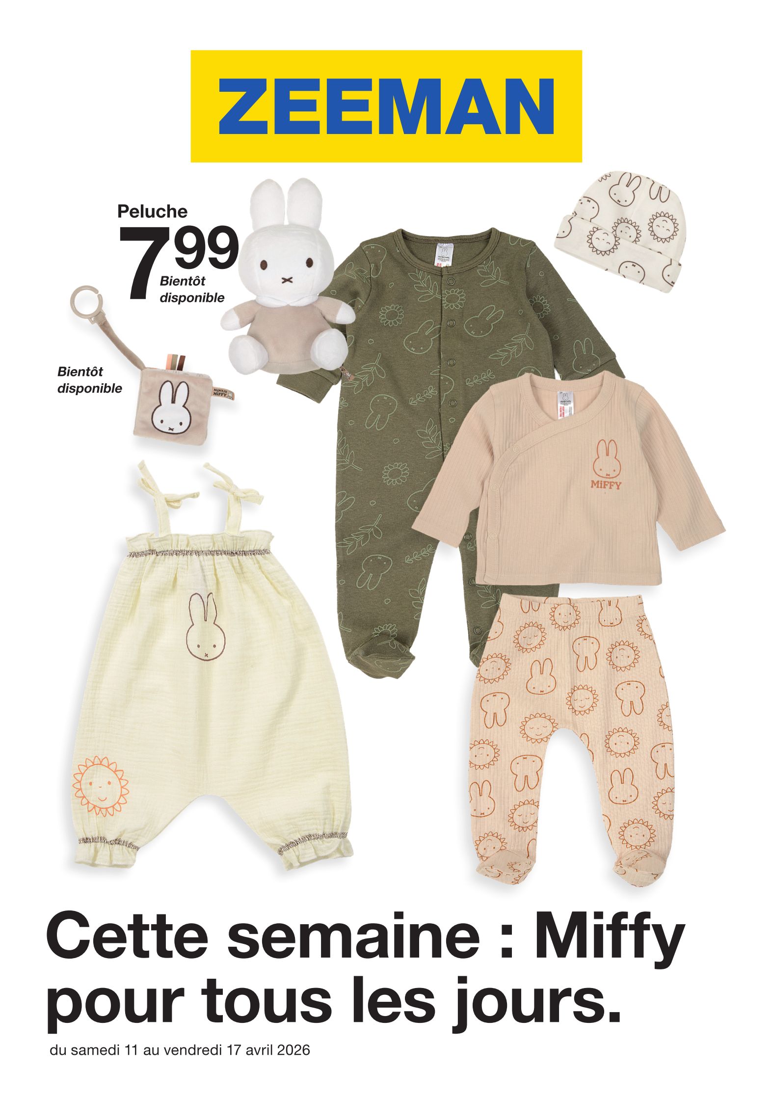 zeeman - Current Zeeman leaflet valid from du samedi 11/04/2026 to du vendredi 17/04/2026 - page: 1