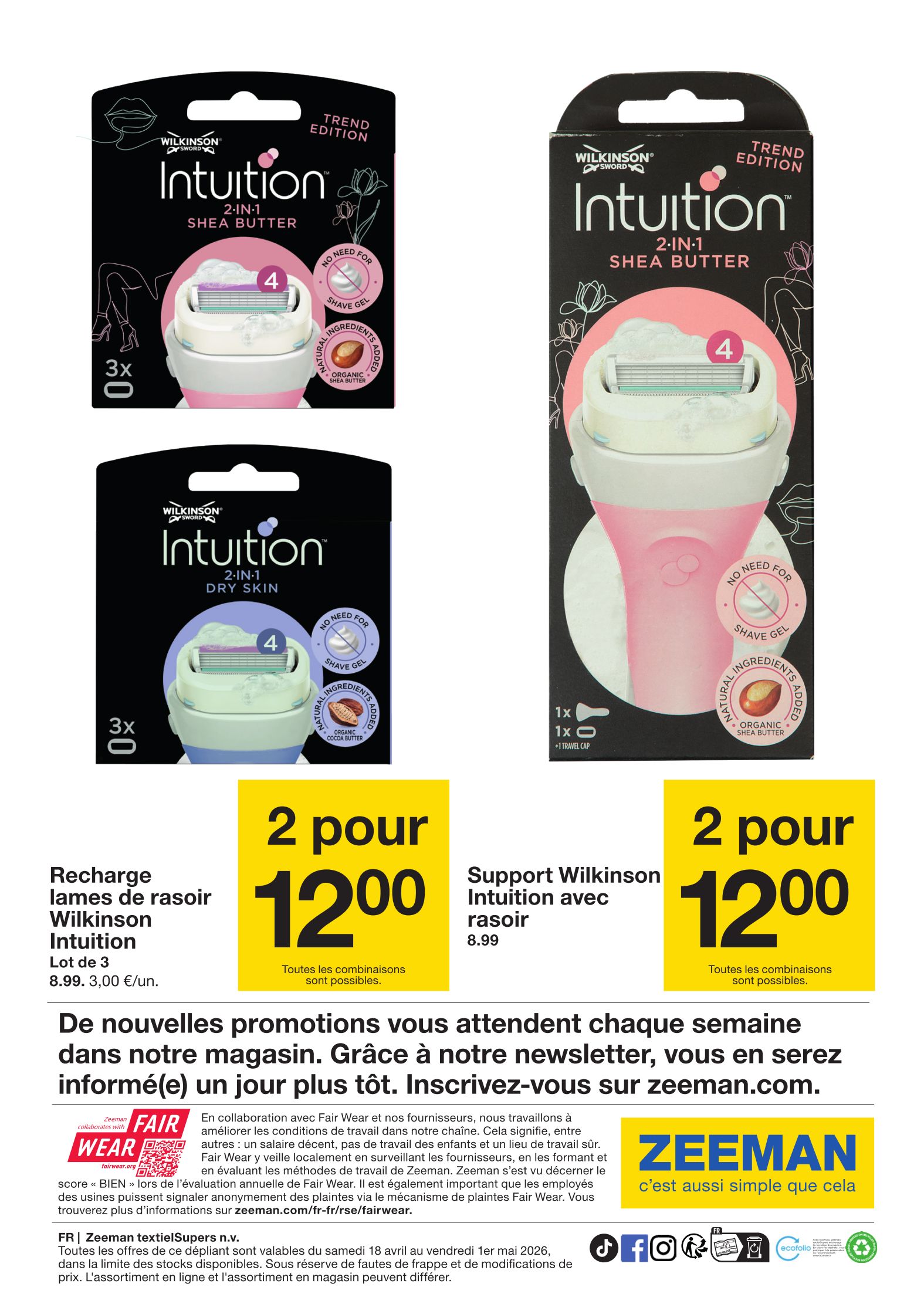zeeman - Current Zeeman leaflet valid from du samedi 18/04/2026 to du vendredi 01/05/2026 - page: 33