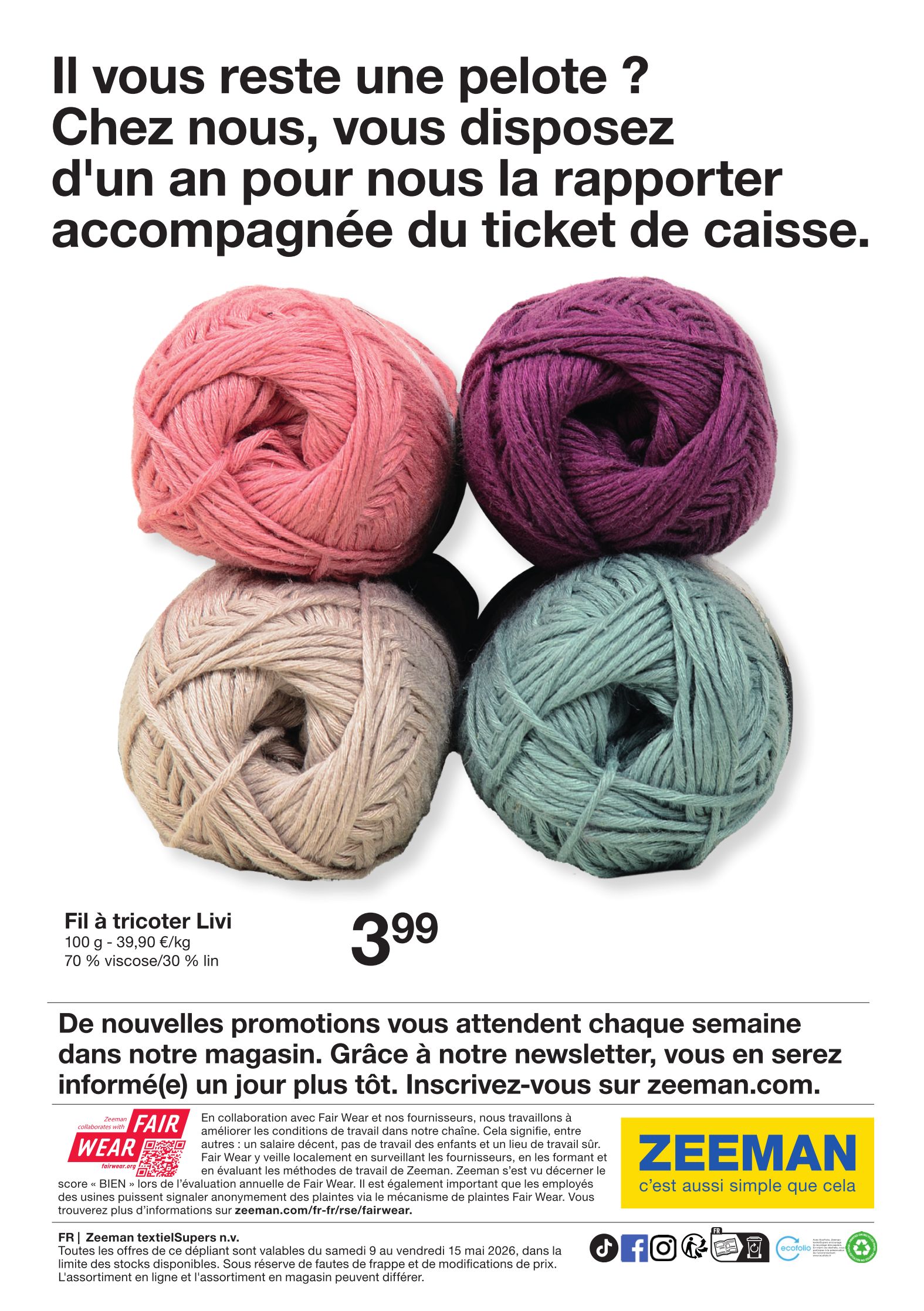 zeeman - Current Zeeman leaflet valid from du samedi 09/05/2026 to du vendredi 15/05/2026 - page: 13