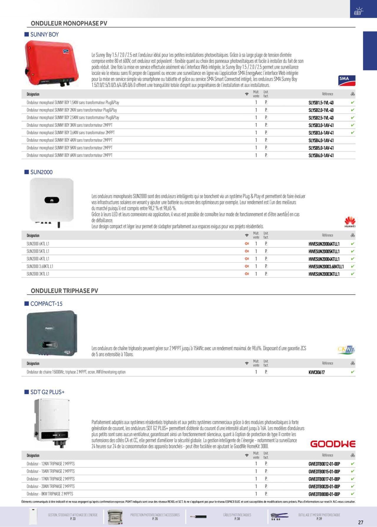 rexel - Rexel Photovoltaïque et IRVE à partir du 01/12/2023 - 31/12/2024 - page: 11