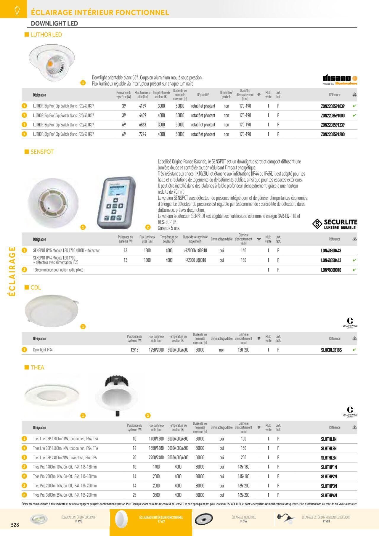 rexel - Rexel Éclairage à partir du 01/12/2023 - 31/12/2024 - page: 38