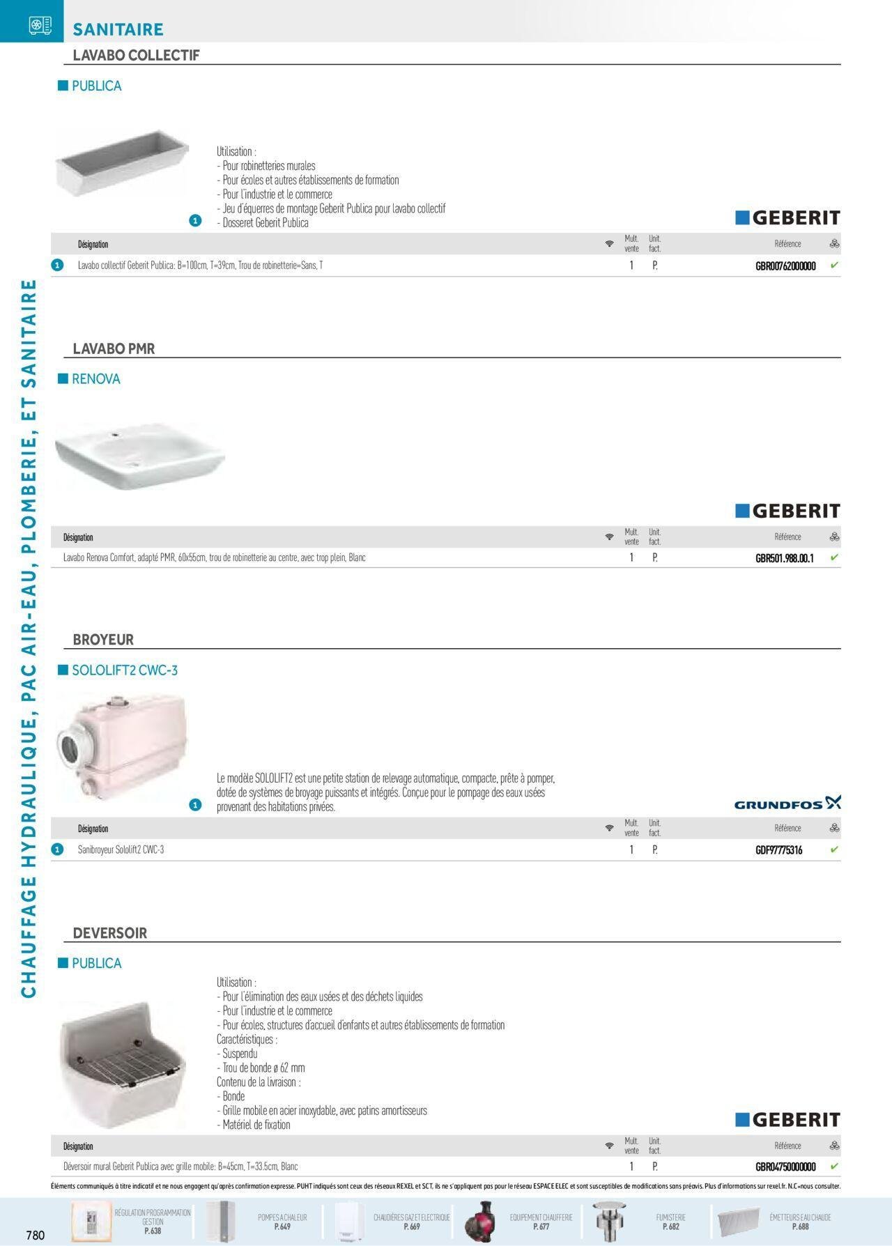 rexel - Rexel Chauffage Hydraulique, Plomberie et Sanitaire à partir du 01/12/2023 - 31/12/2024 - page: 146