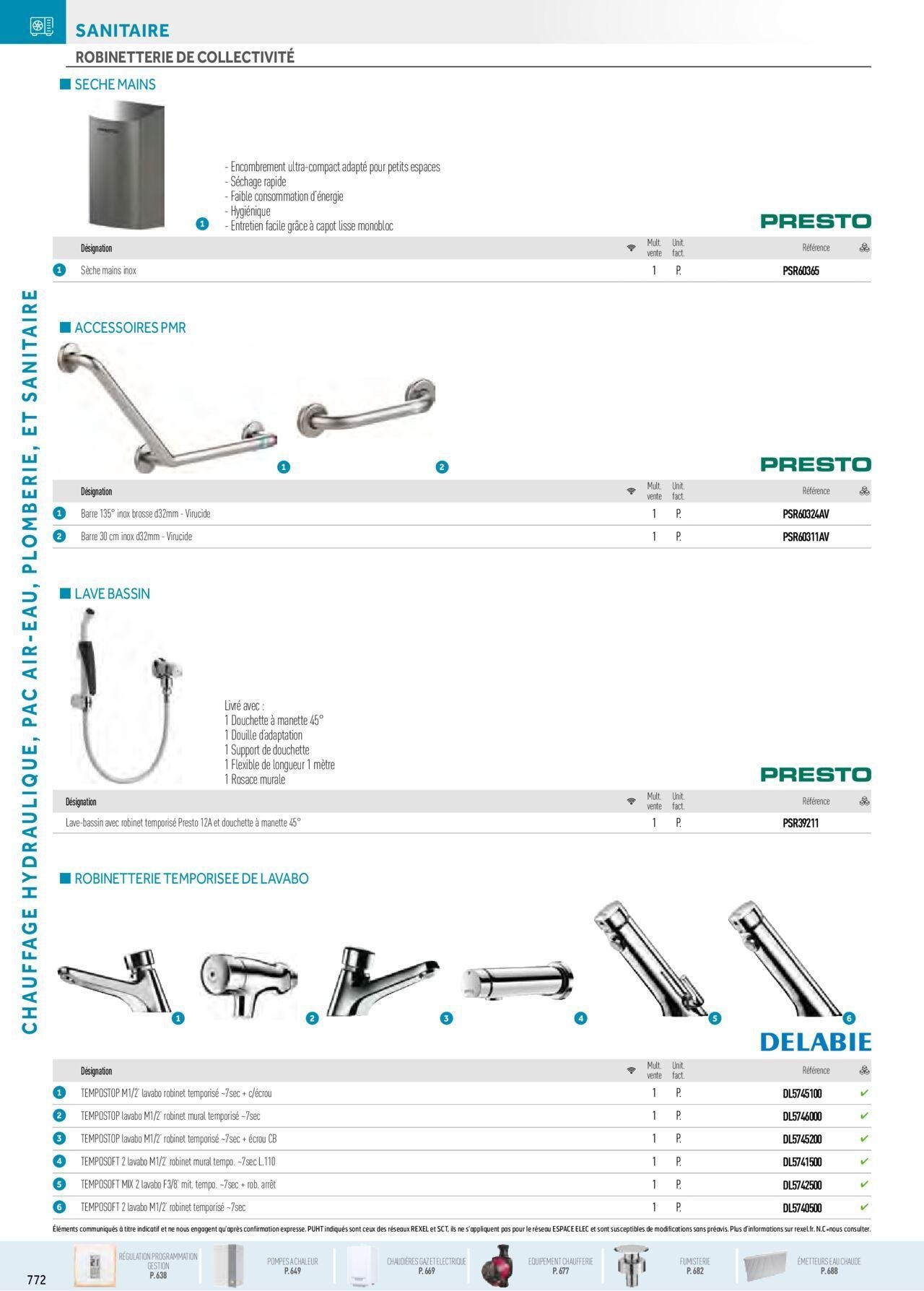 rexel - Rexel Chauffage Hydraulique, Plomberie et Sanitaire à partir du 01/12/2023 - 31/12/2024 - page: 138