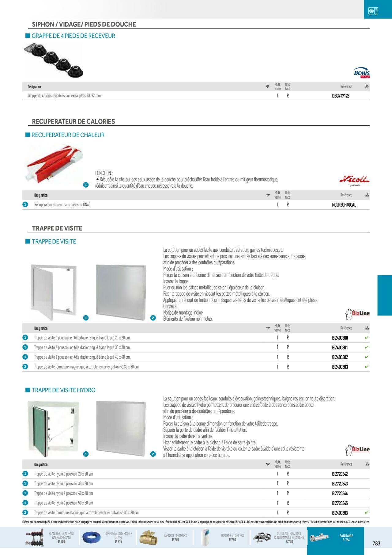 rexel - Rexel Chauffage Hydraulique, Plomberie et Sanitaire à partir du 01/12/2023 - 31/12/2024 - page: 149