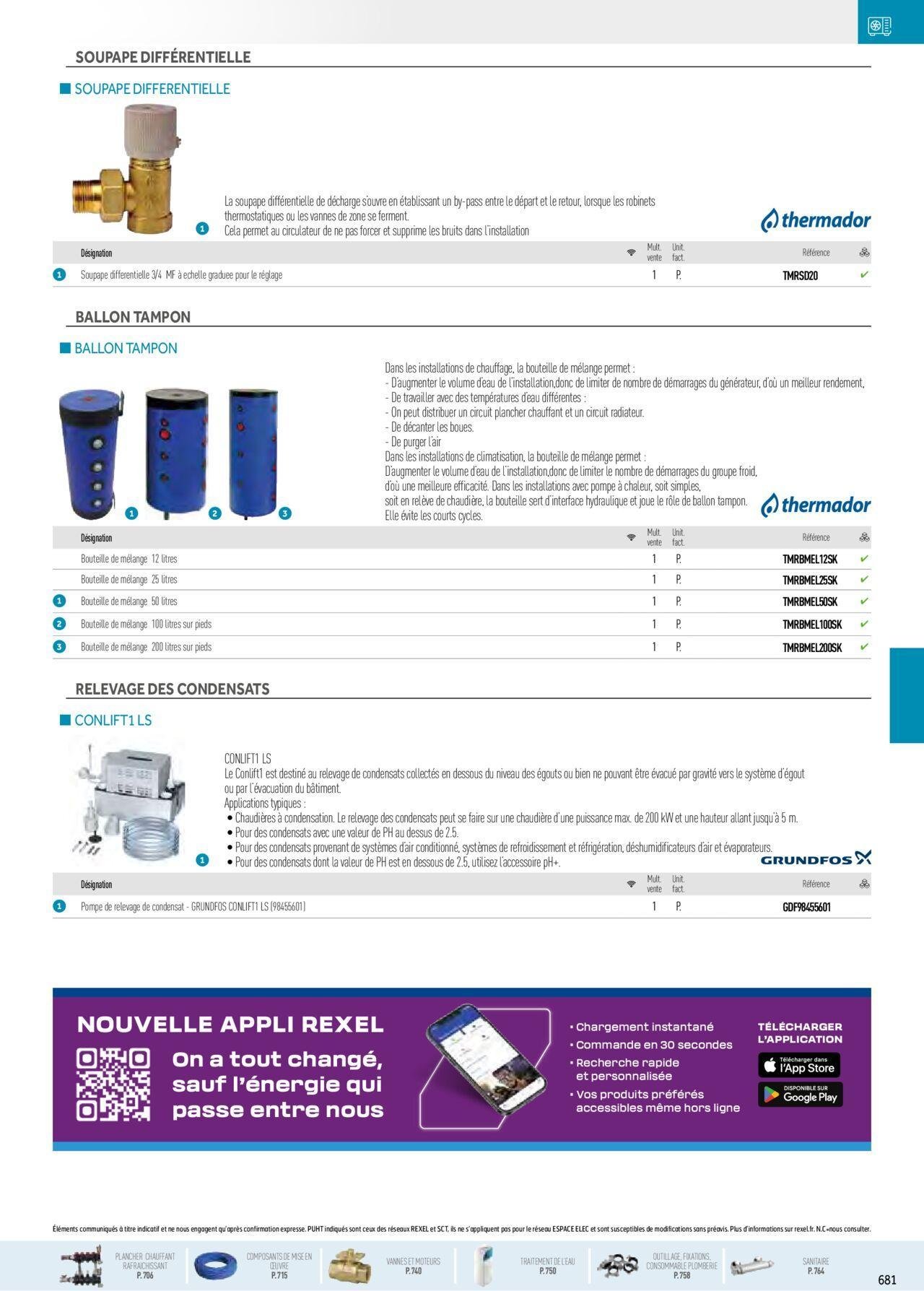 rexel - Rexel Chauffage Hydraulique, Plomberie et Sanitaire à partir du 01/12/2023 - 31/12/2024 - page: 47