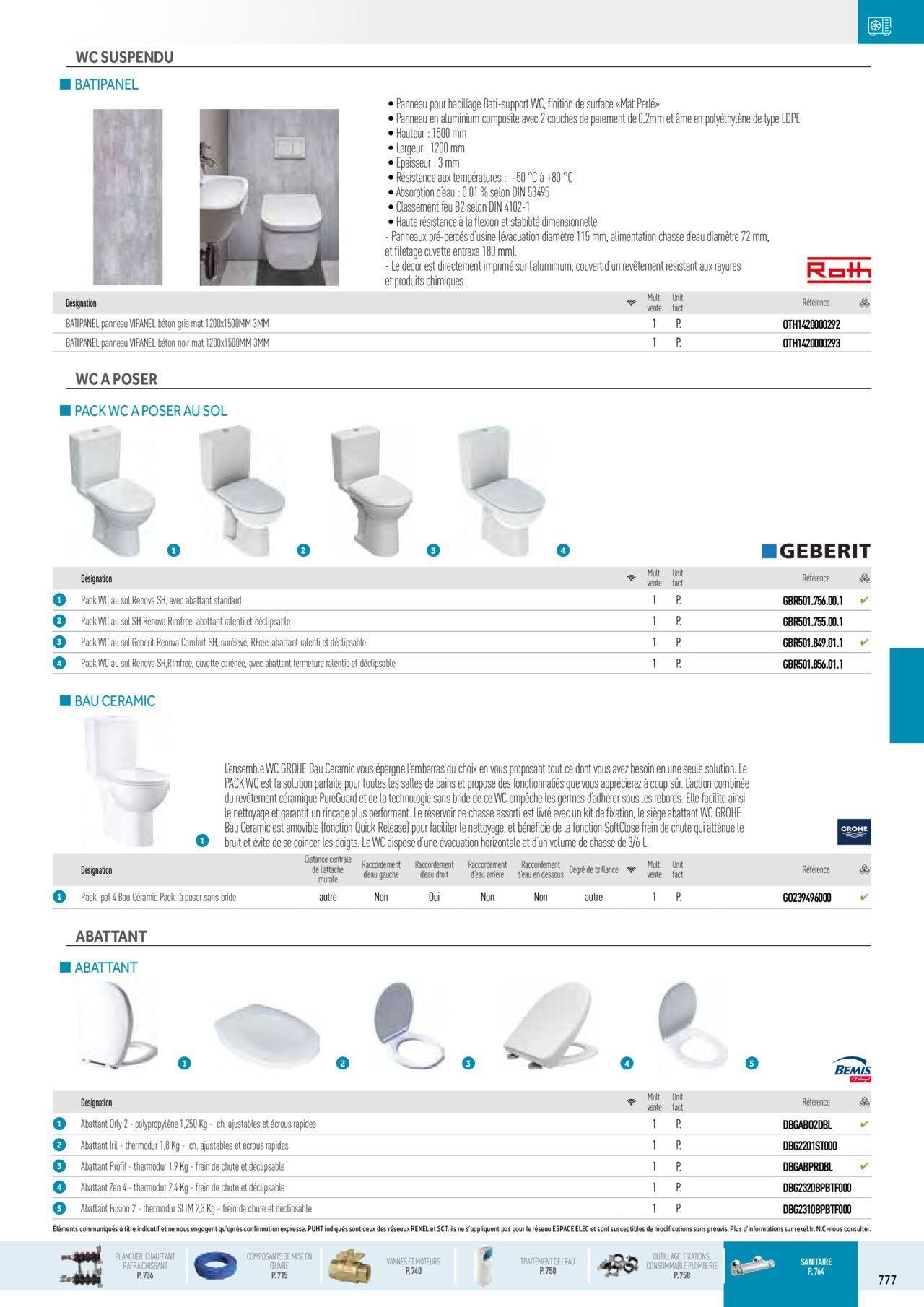 rexel - Rexel Chauffage Hydraulique, Plomberie et Sanitaire à partir du 01/12/2023 - 31/12/2024 - page: 143