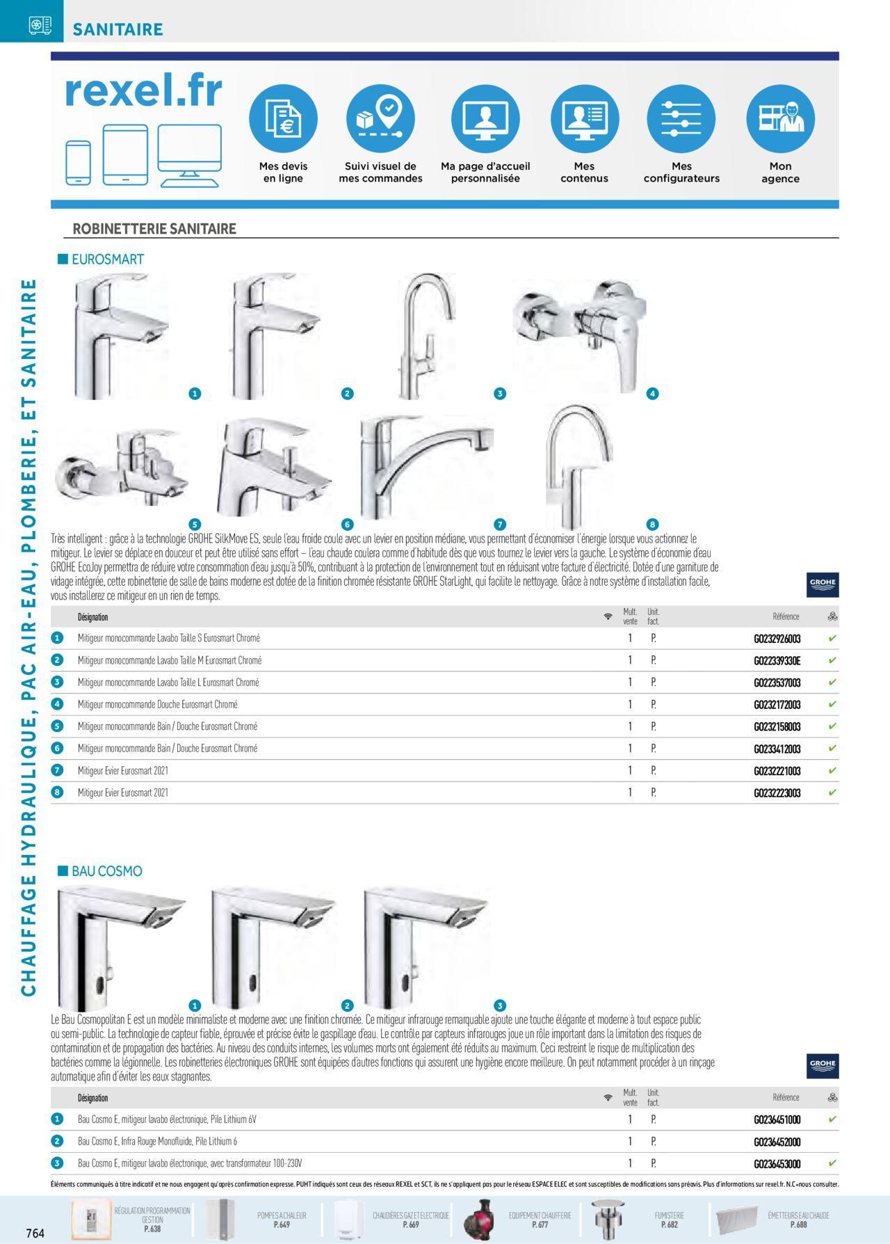 rexel - Rexel Chauffage Hydraulique, Plomberie et Sanitaire à partir du 01/12/2023 - 31/12/2024 - page: 130