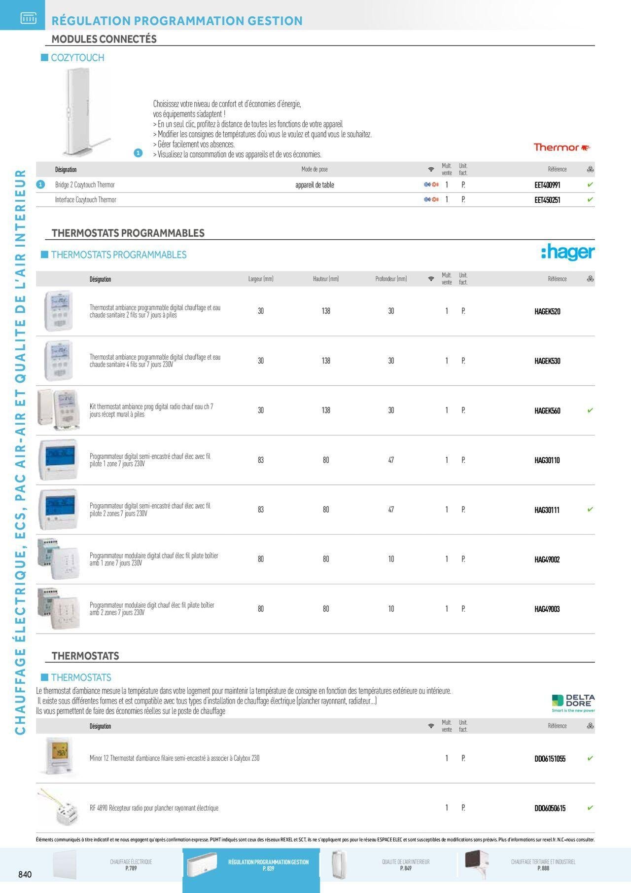 rexel - Rexel Chauffage Electrique, Eau Chaude Sanitaire, Climatisation, Ventilation et Photovoltaïque à partir du 01/12/2023 - 31/12/2024 - page: 56