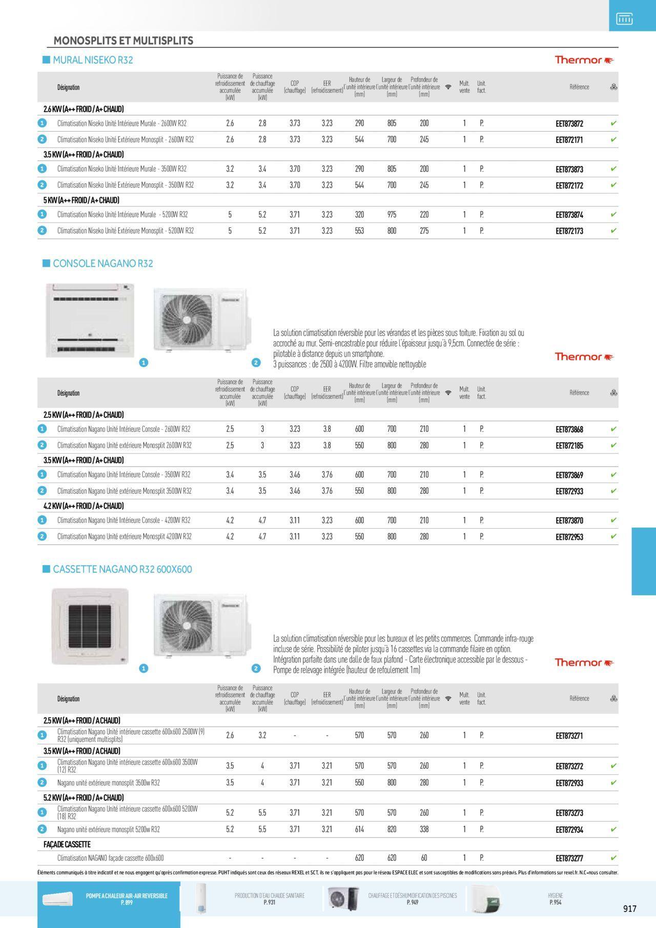 rexel - Rexel Chauffage Electrique, Eau Chaude Sanitaire, Climatisation, Ventilation et Photovoltaïque à partir du 01/12/2023 - 31/12/2024 - page: 133