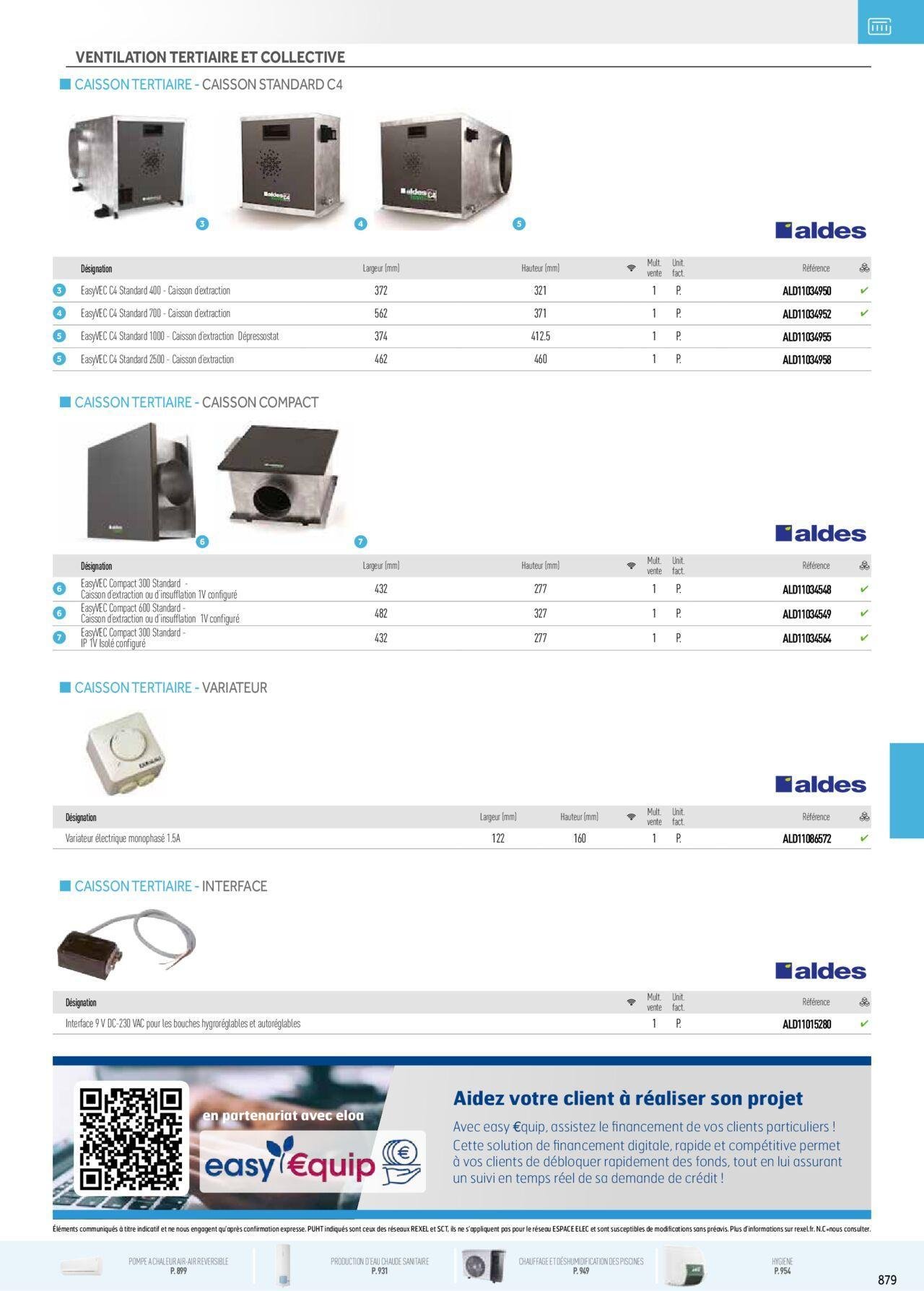 rexel - Rexel Chauffage Electrique, Eau Chaude Sanitaire, Climatisation, Ventilation et Photovoltaïque à partir du 01/12/2023 - 31/12/2024 - page: 95