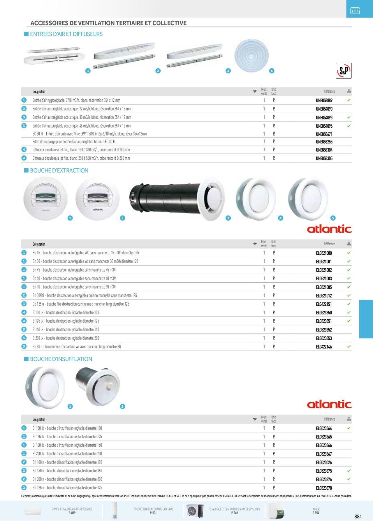 rexel - Rexel Chauffage Electrique, Eau Chaude Sanitaire, Climatisation, Ventilation et Photovoltaïque à partir du 01/12/2023 - 31/12/2024 - page: 97