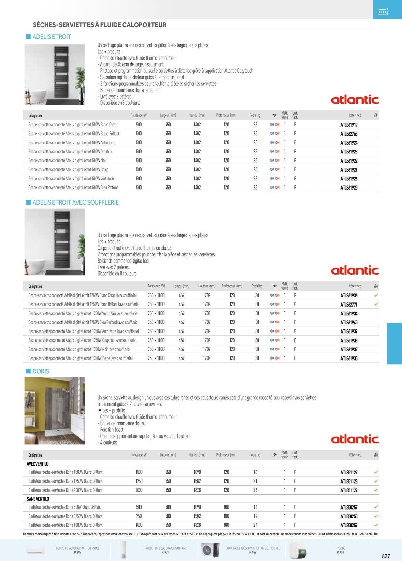 rexel - Rexel Chauffage Electrique, Eau Chaude Sanitaire, Climatisation, Ventilation et Photovoltaïque à partir du 01/12/2023 - 31/12/2024 - page: 43