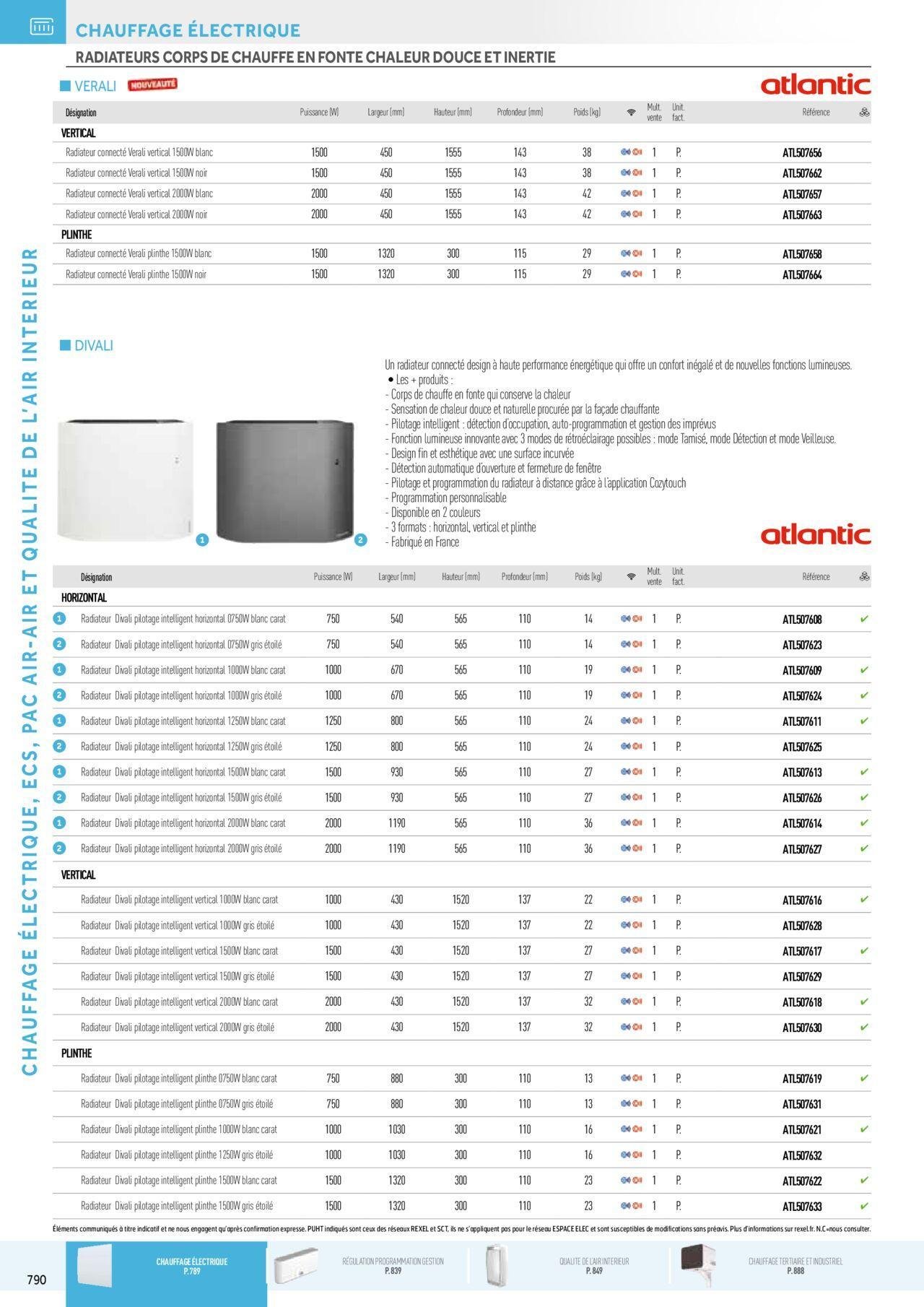 rexel - Rexel Chauffage Electrique, Eau Chaude Sanitaire, Climatisation, Ventilation et Photovoltaïque à partir du 01/12/2023 - 31/12/2024 - page: 6