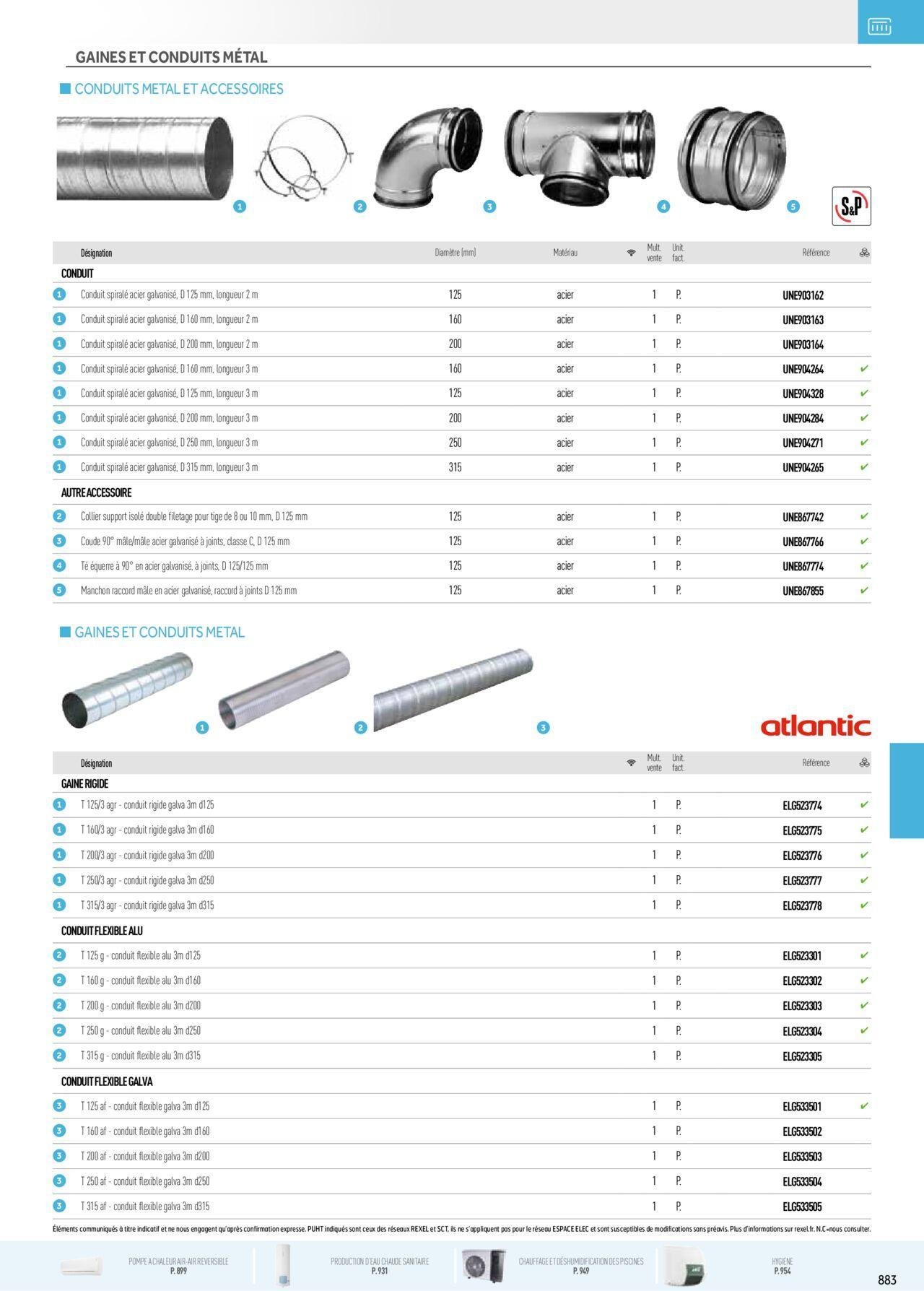 rexel - Rexel Chauffage Electrique, Eau Chaude Sanitaire, Climatisation, Ventilation et Photovoltaïque à partir du 01/12/2023 - 31/12/2024 - page: 99