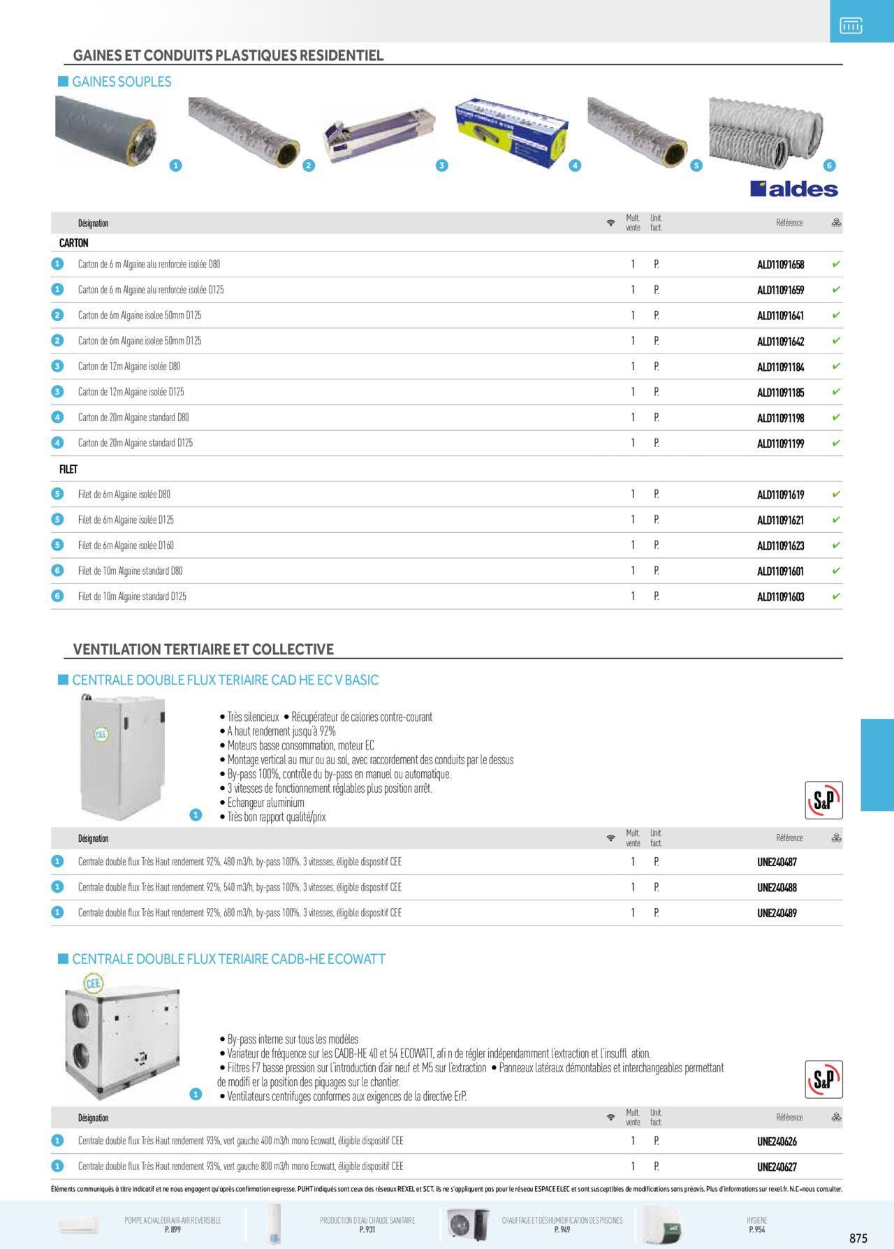 rexel - Rexel Chauffage Electrique, Eau Chaude Sanitaire, Climatisation, Ventilation et Photovoltaïque à partir du 01/12/2023 - 31/12/2024 - page: 91