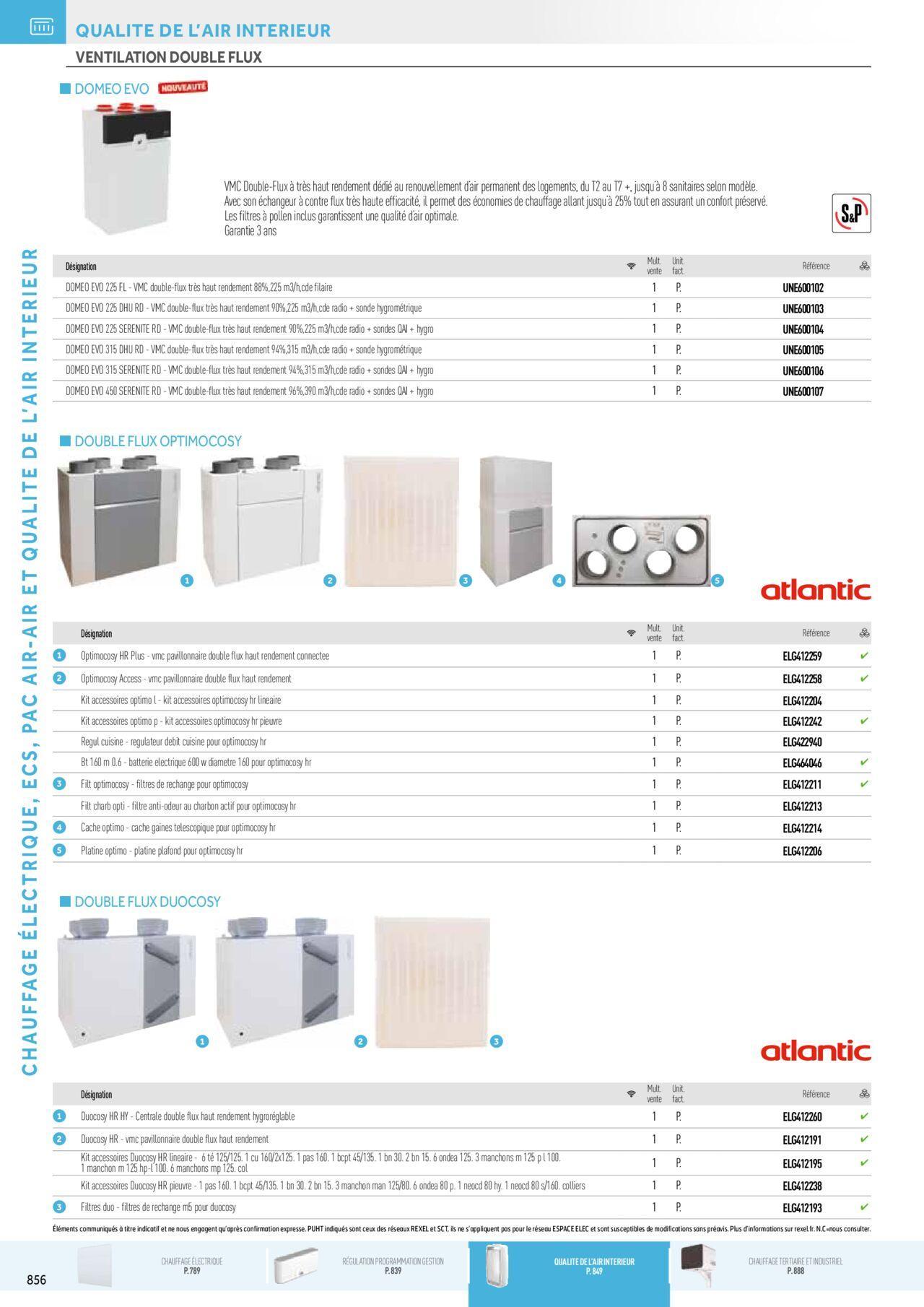 rexel - Rexel Chauffage Electrique, Eau Chaude Sanitaire, Climatisation, Ventilation et Photovoltaïque à partir du 01/12/2023 - 31/12/2024 - page: 72