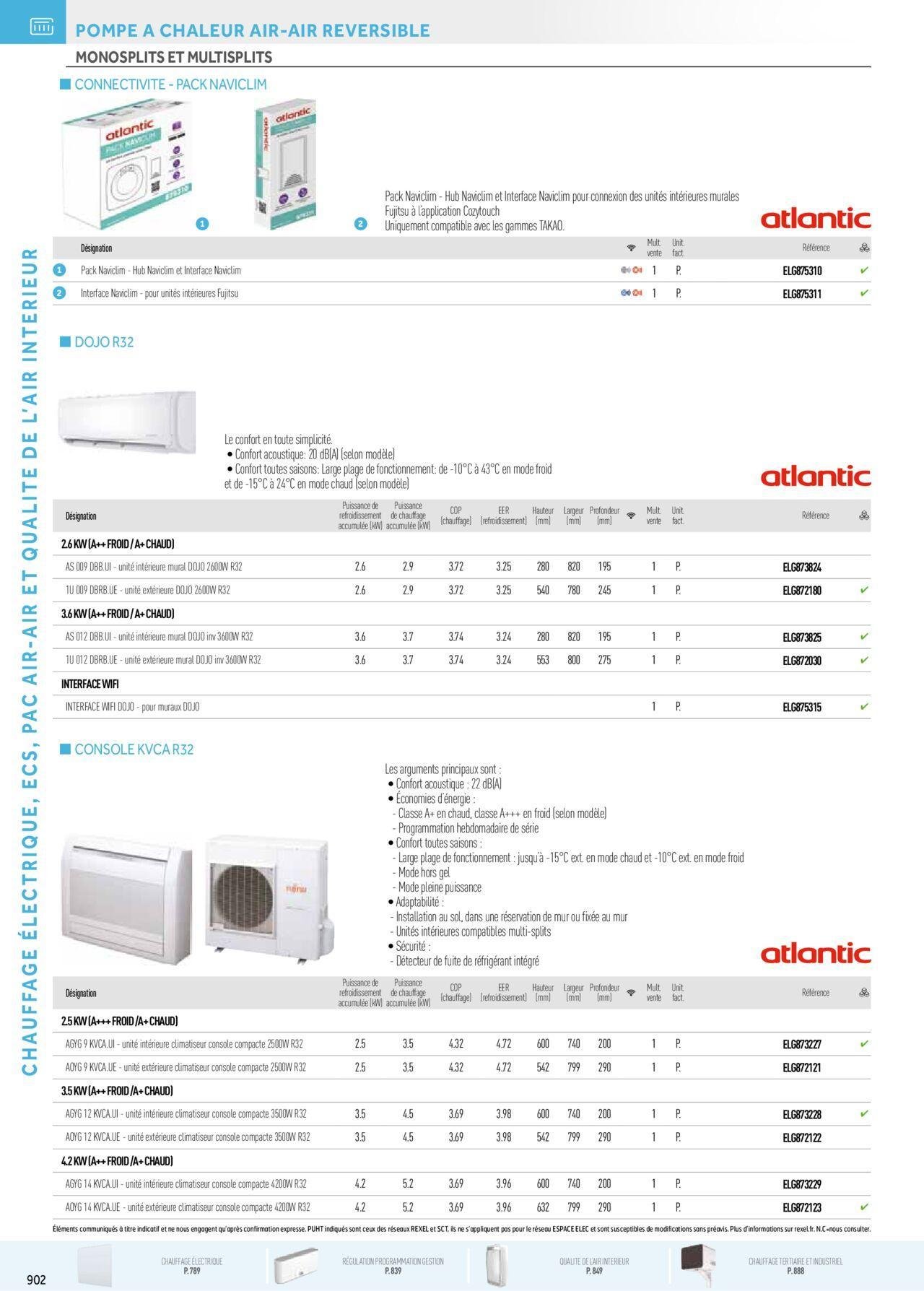 rexel - Rexel Chauffage Electrique, Eau Chaude Sanitaire, Climatisation, Ventilation et Photovoltaïque à partir du 01/12/2023 - 31/12/2024 - page: 118