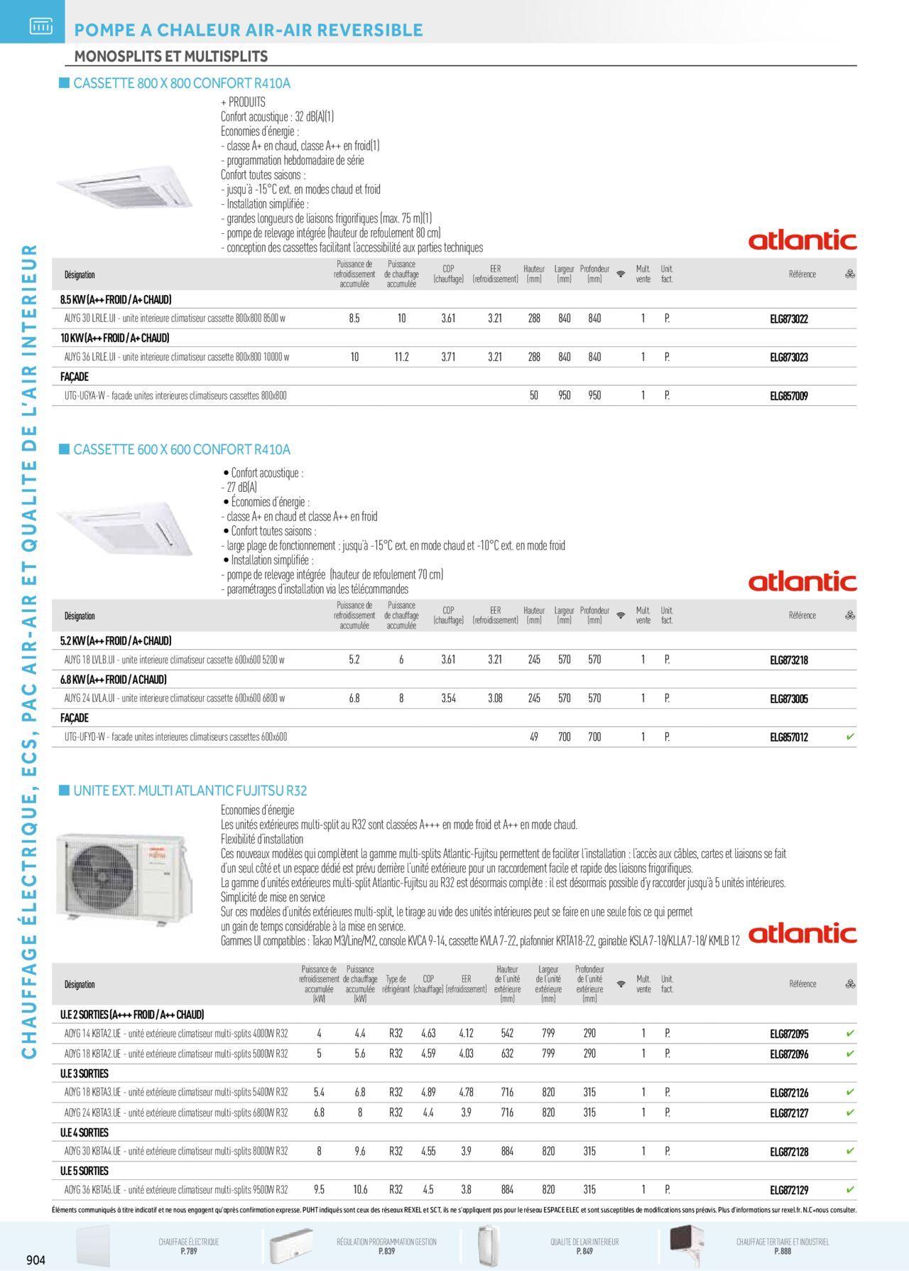 rexel - Rexel Chauffage Electrique, Eau Chaude Sanitaire, Climatisation, Ventilation et Photovoltaïque à partir du 01/12/2023 - 31/12/2024 - page: 120