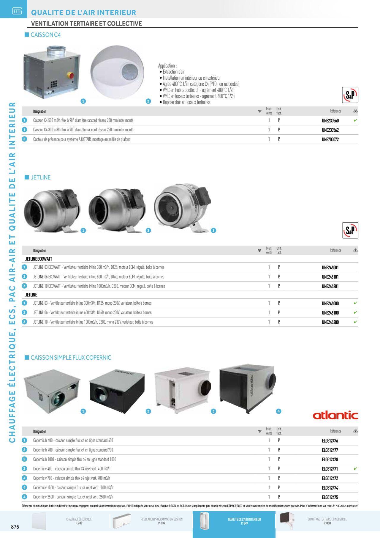 rexel - Rexel Chauffage Electrique, Eau Chaude Sanitaire, Climatisation, Ventilation et Photovoltaïque à partir du 01/12/2023 - 31/12/2024 - page: 92