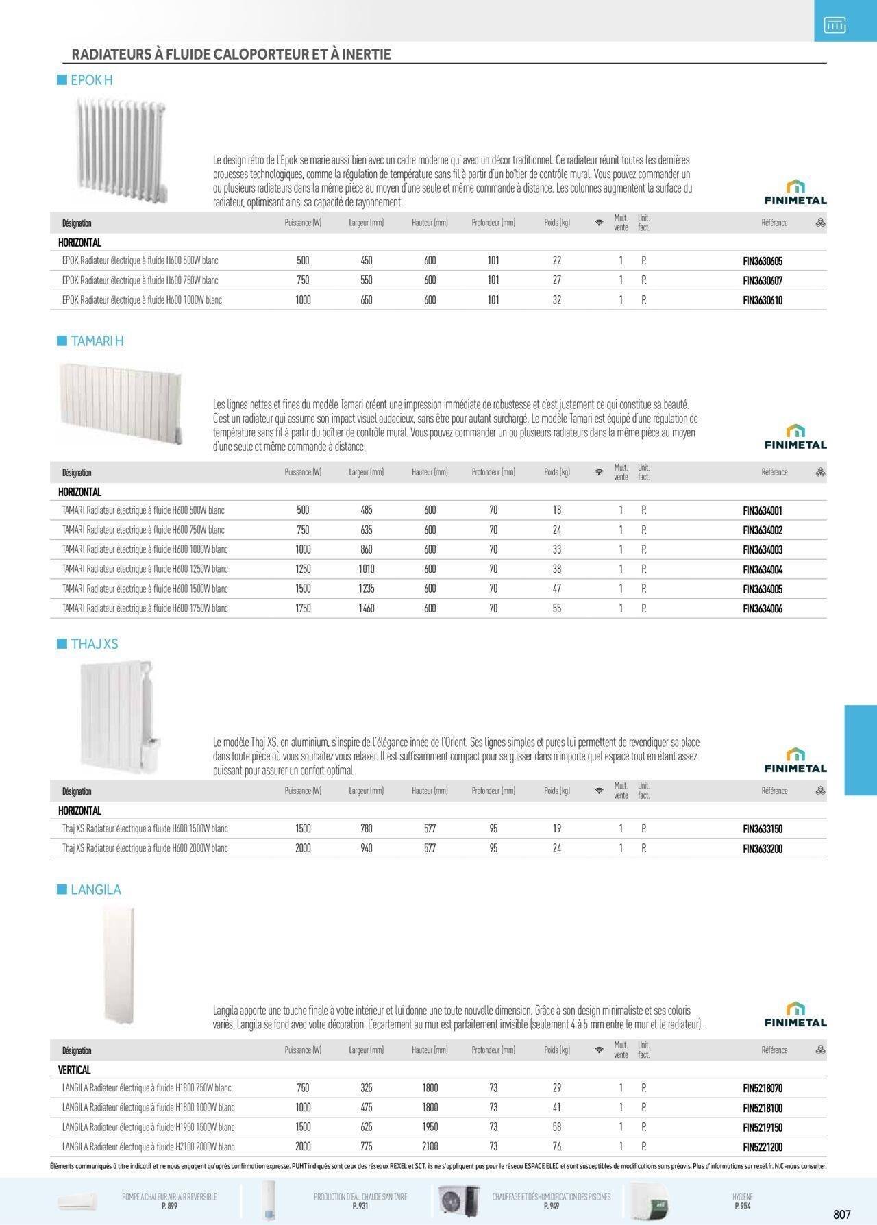 rexel - Rexel Chauffage Electrique, Eau Chaude Sanitaire, Climatisation, Ventilation et Photovoltaïque à partir du 01/12/2023 - 31/12/2024 - page: 23