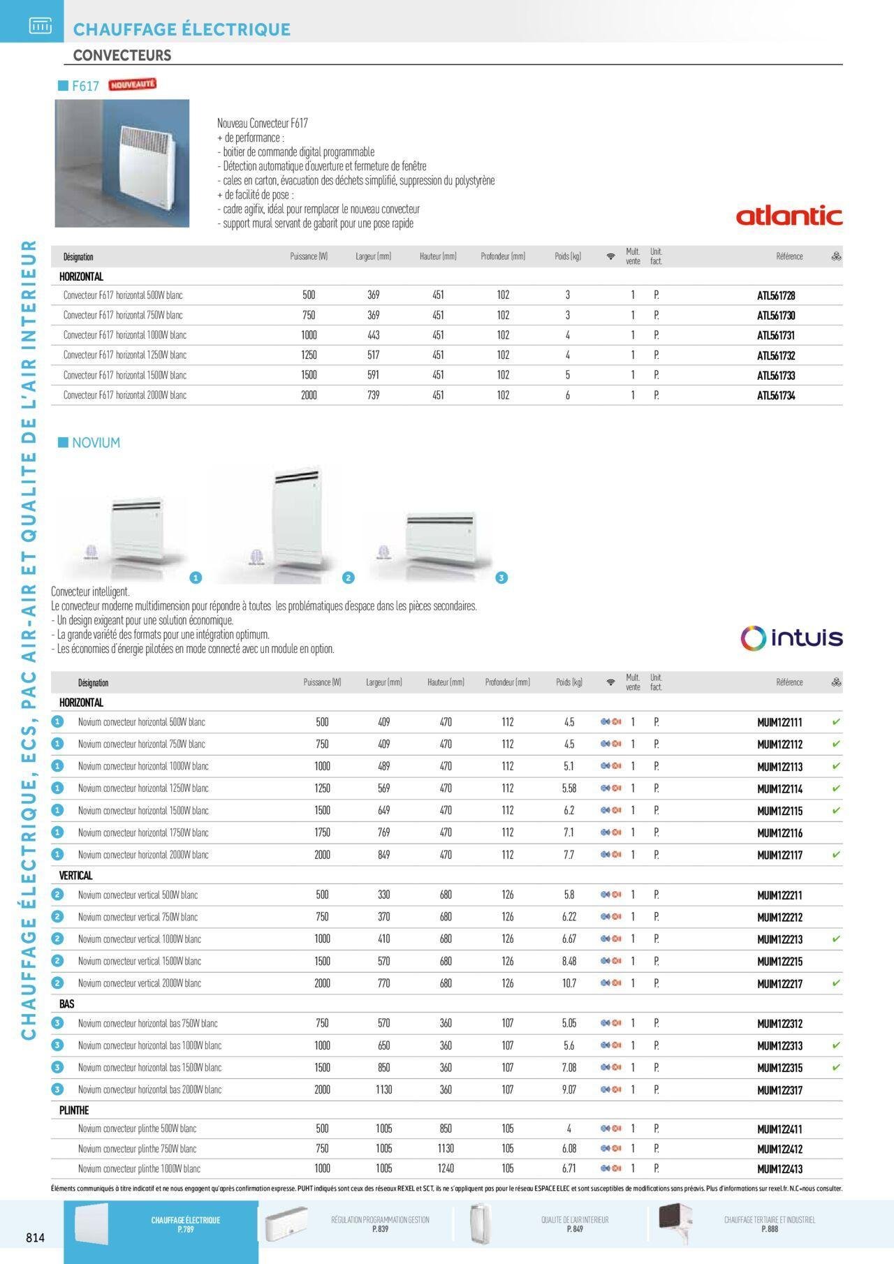 rexel - Rexel Chauffage Electrique, Eau Chaude Sanitaire, Climatisation, Ventilation et Photovoltaïque à partir du 01/12/2023 - 31/12/2024 - page: 30