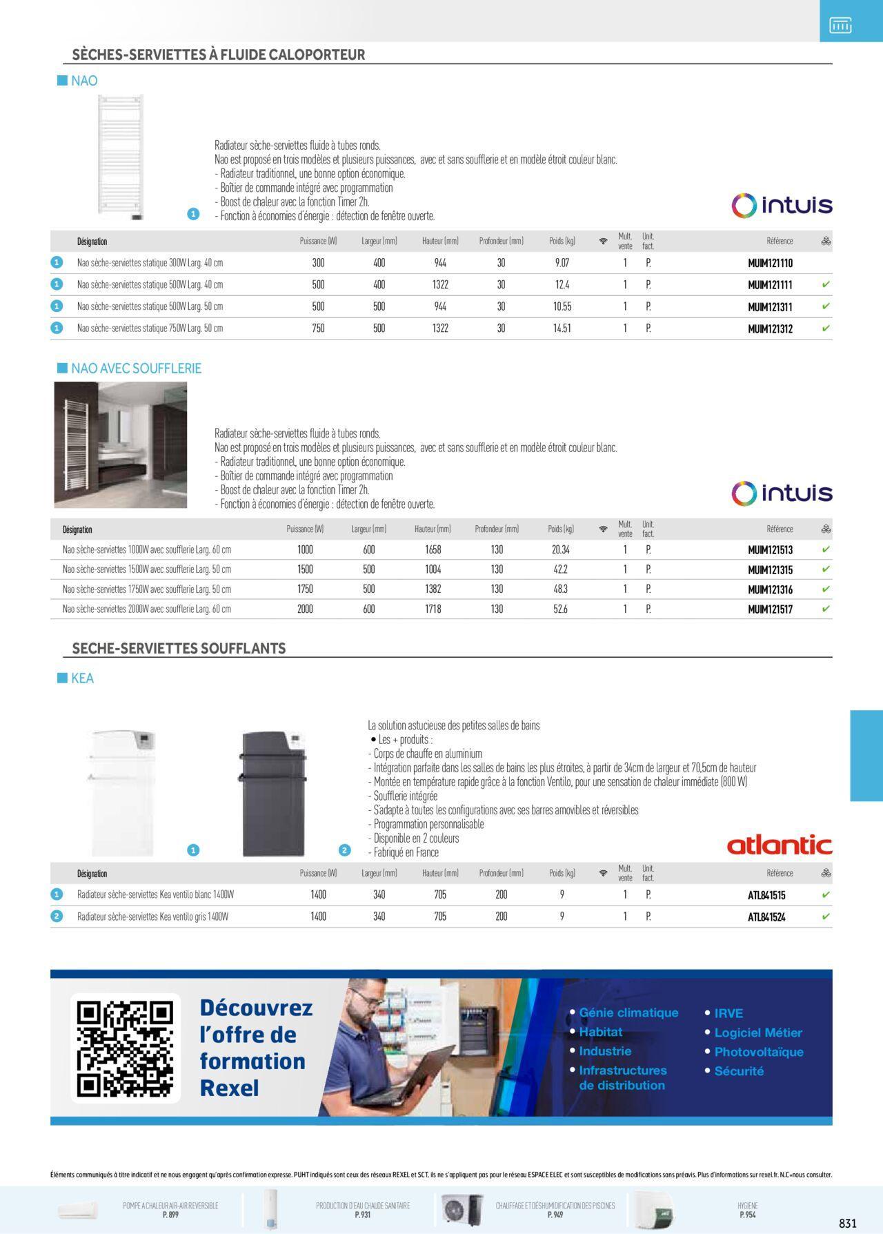 rexel - Rexel Chauffage Electrique, Eau Chaude Sanitaire, Climatisation, Ventilation et Photovoltaïque à partir du 01/12/2023 - 31/12/2024 - page: 47