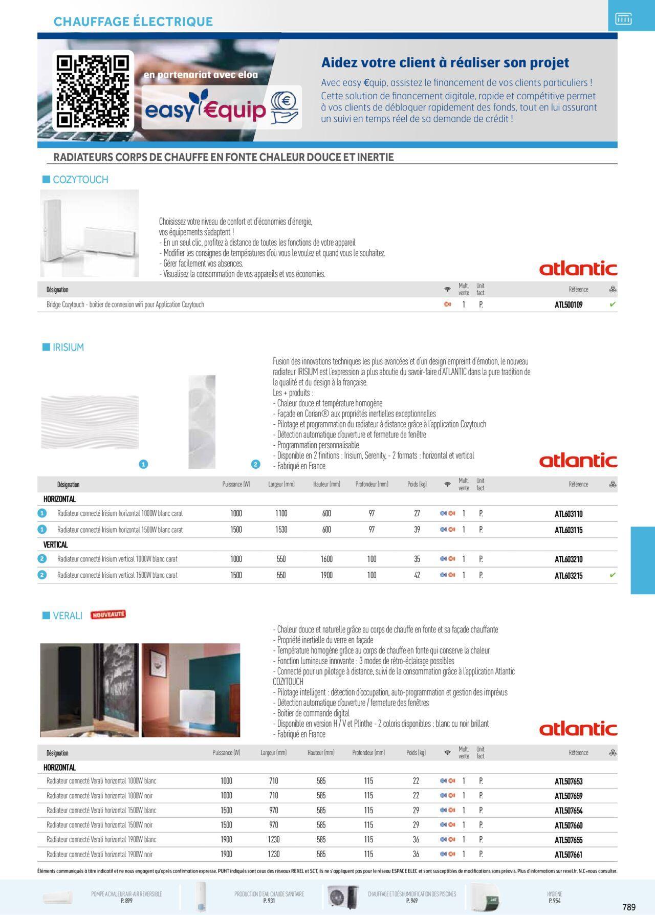 rexel - Rexel Chauffage Electrique, Eau Chaude Sanitaire, Climatisation, Ventilation et Photovoltaïque à partir du 01/12/2023 - 31/12/2024 - page: 5